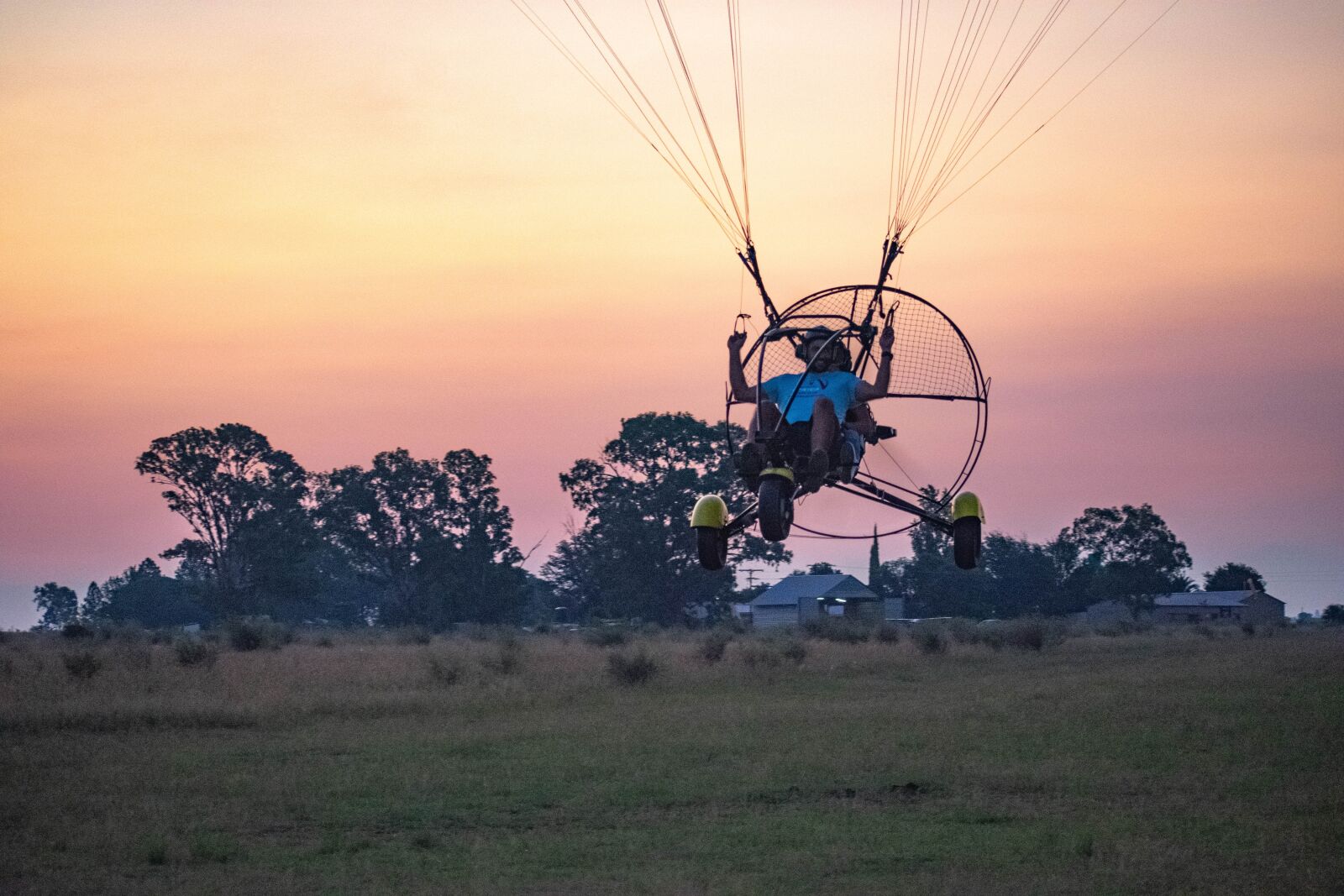 Nikon D3400 sample photo. Paramotor, flight, paragliding photography