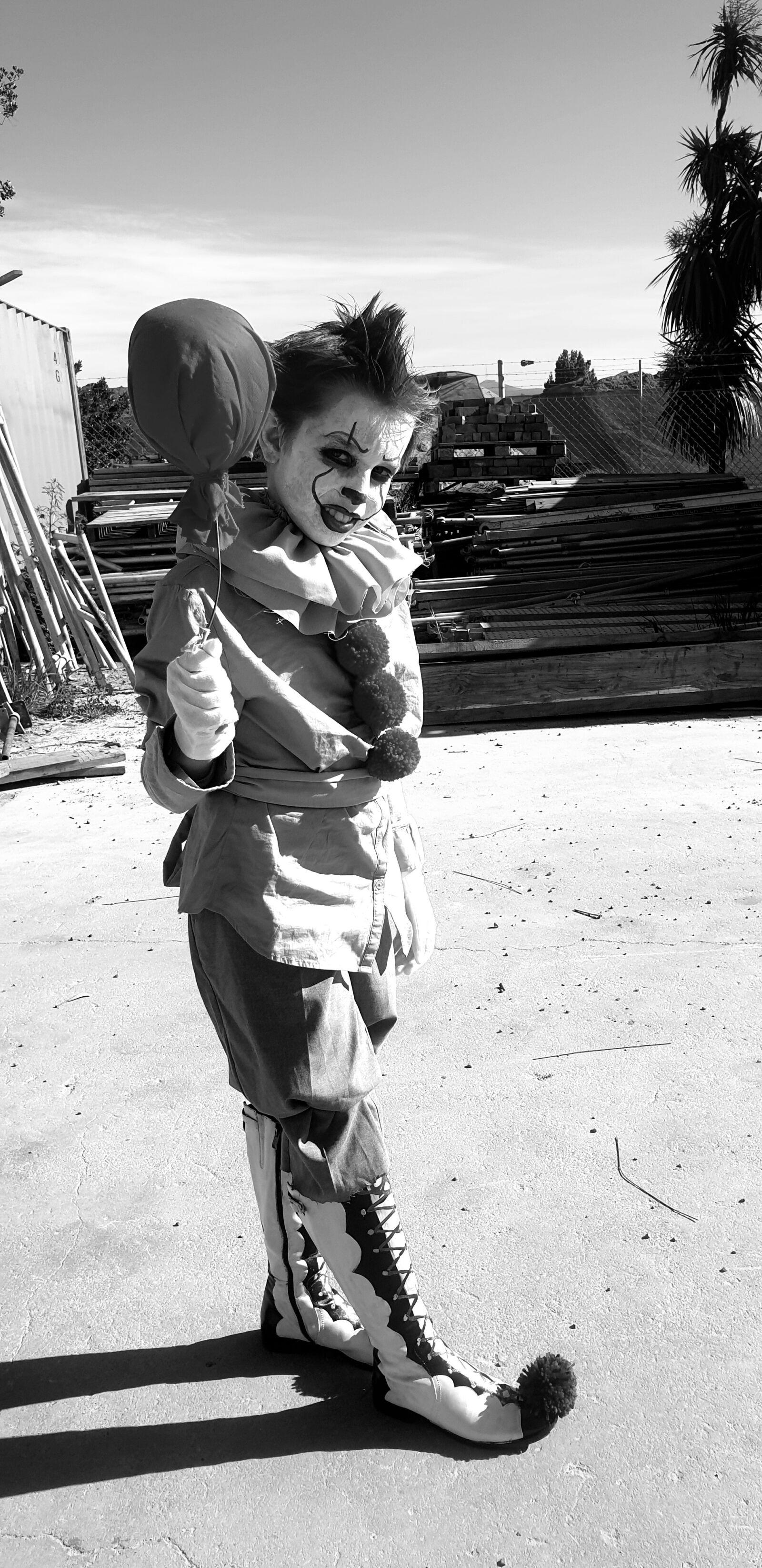 Samsung Galaxy S9 sample photo. Creepy, clown, pennywise photography