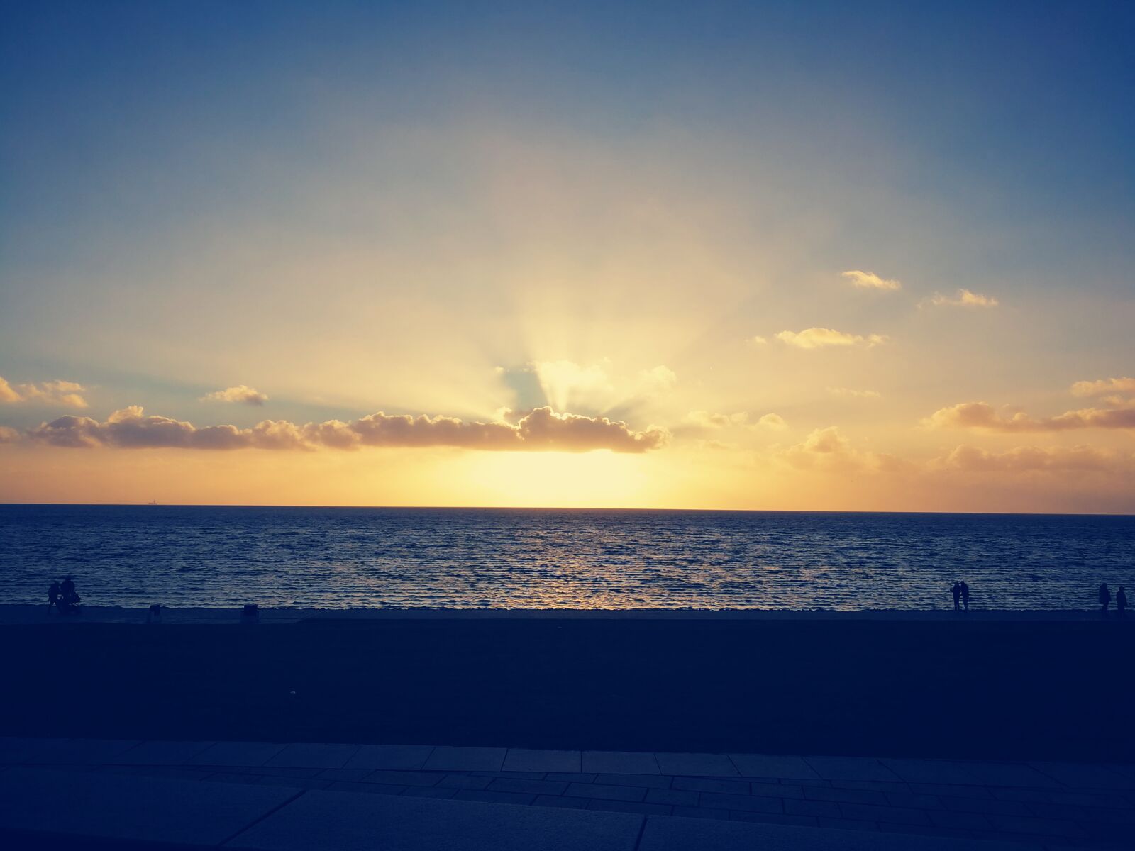 HUAWEI Mate 9 sample photo. Sunset, sea, north sea photography
