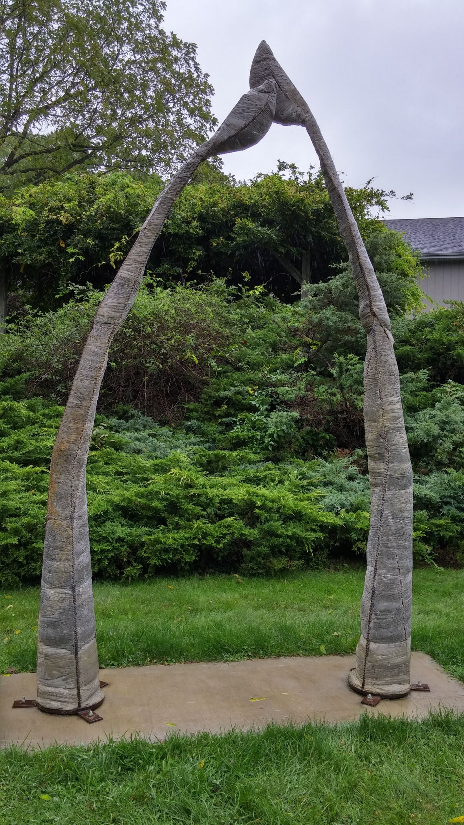 LG G3 sample photo. Green, art, arch photography
