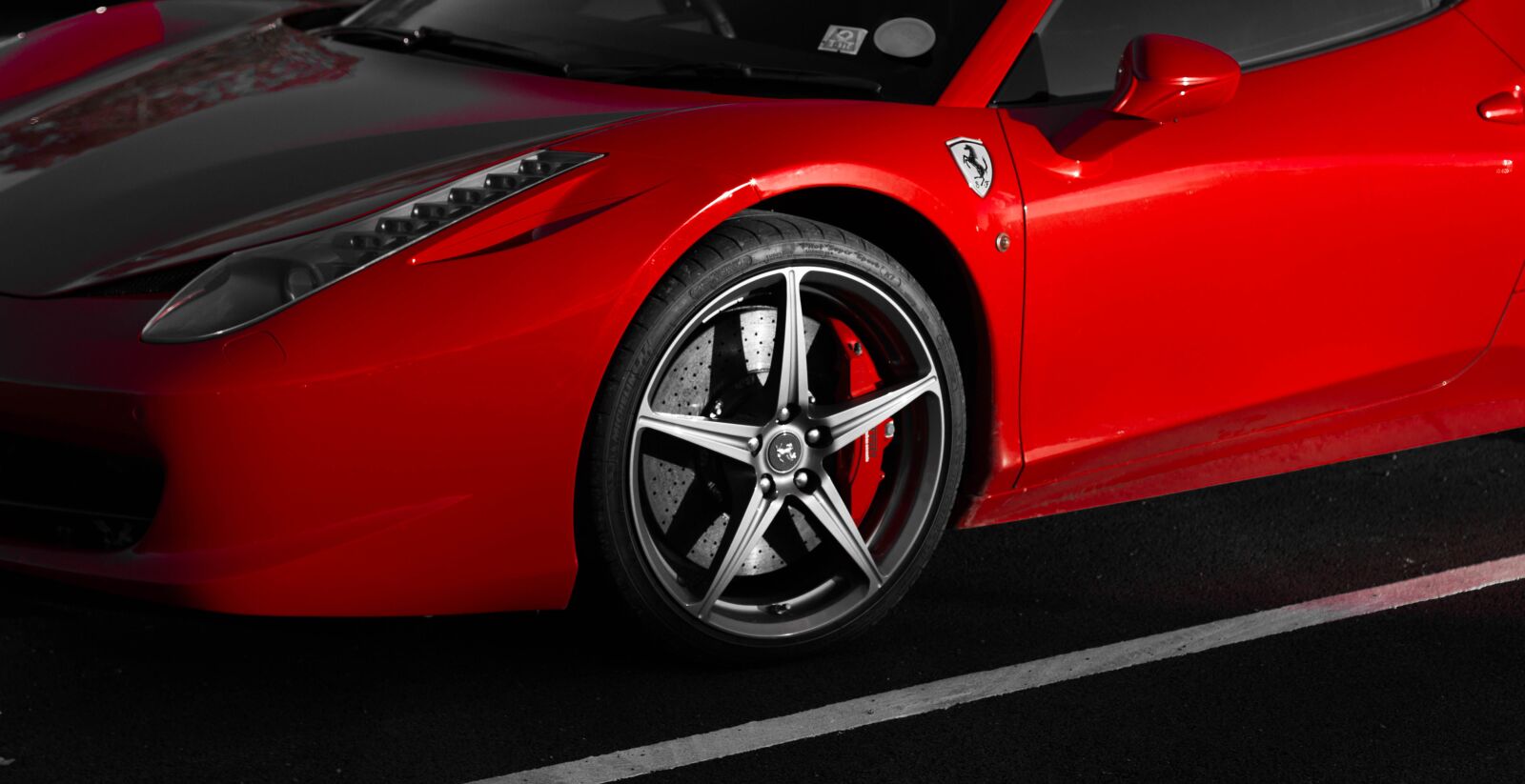 Canon EOS 70D + Canon EF 50mm F1.4 USM sample photo. Ferrari 458, supercar, car photography