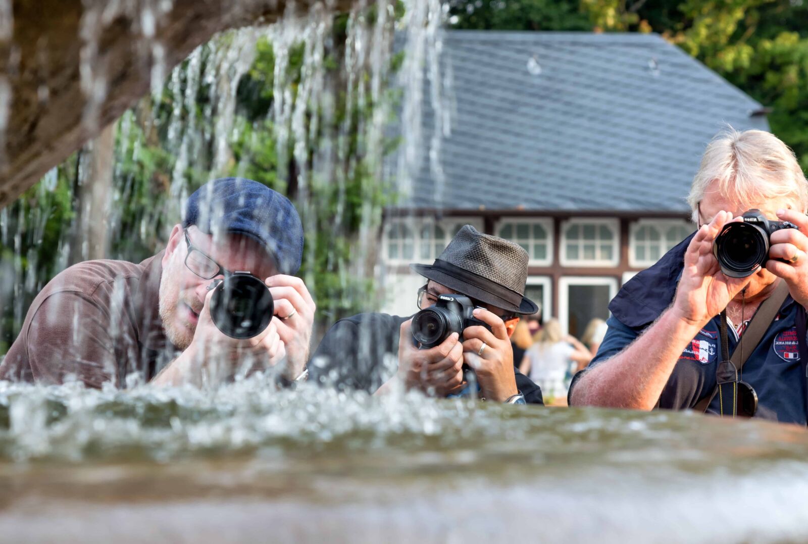 Nikon D3300 sample photo. Lifestyle, people, fountain, man photography