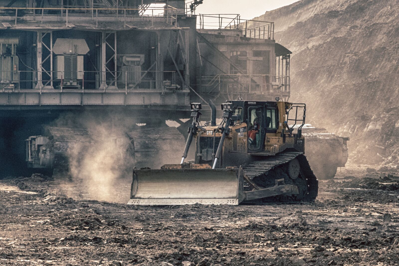 Canon EOS 80D sample photo. Open pit mining, carbon photography