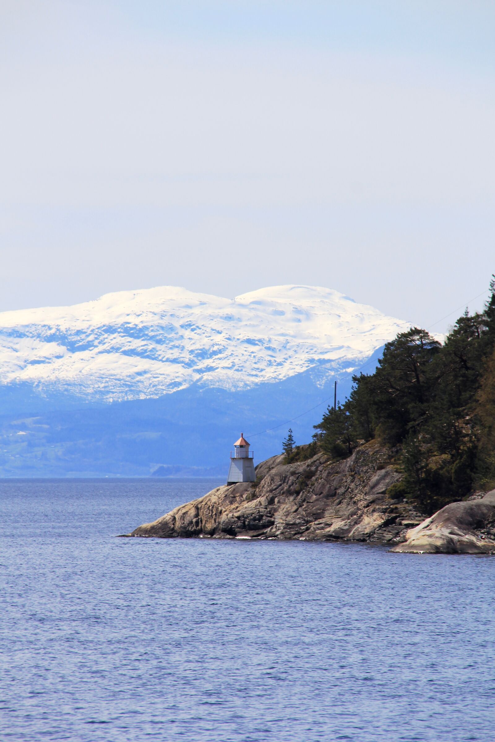 Canon EOS 60D sample photo. Lighthouse, fjord, water photography