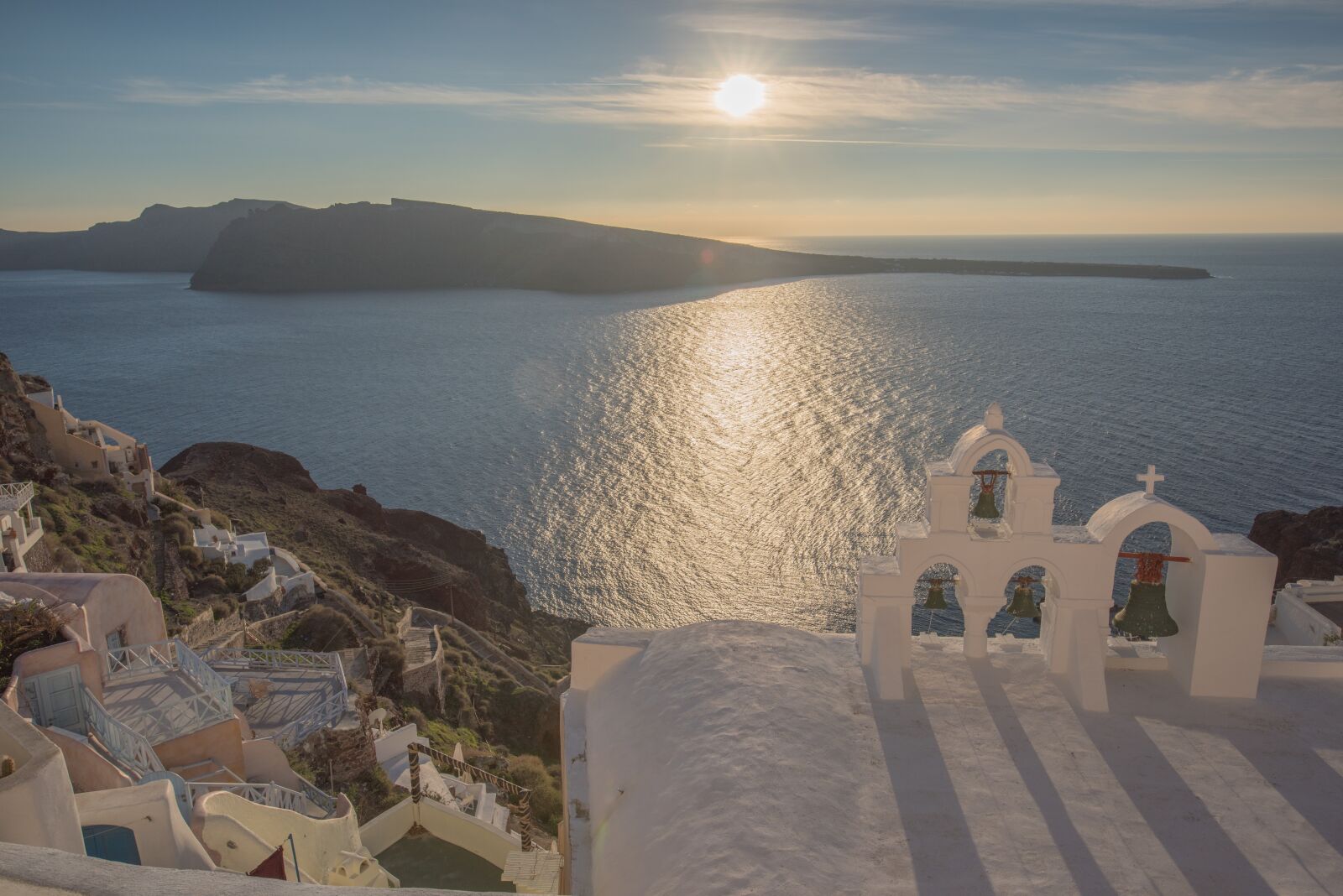 Nikon D810 sample photo. Bell, sunset, architecture photography