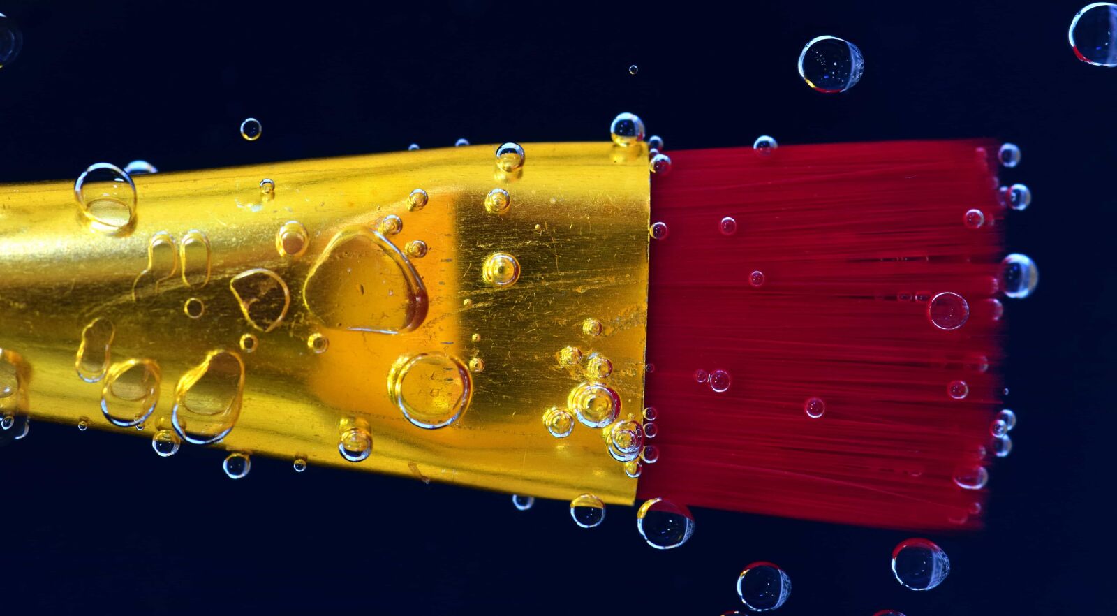 Nikon D3300 sample photo. Paintbrush, bubble, decoration, water photography