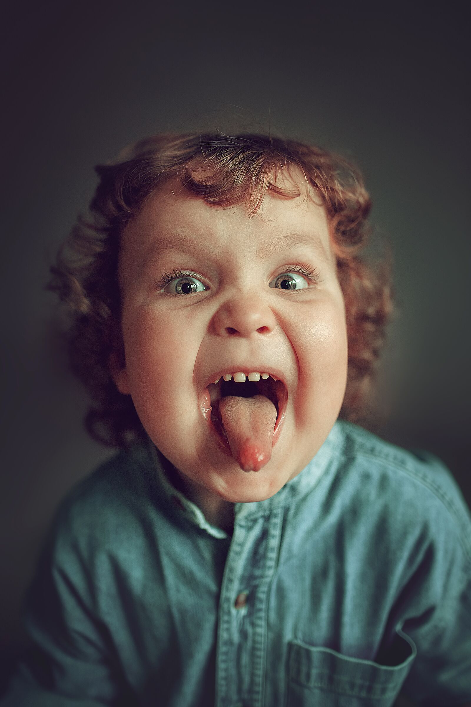 Canon EOS 6D sample photo. Kids, funny, tongue photography