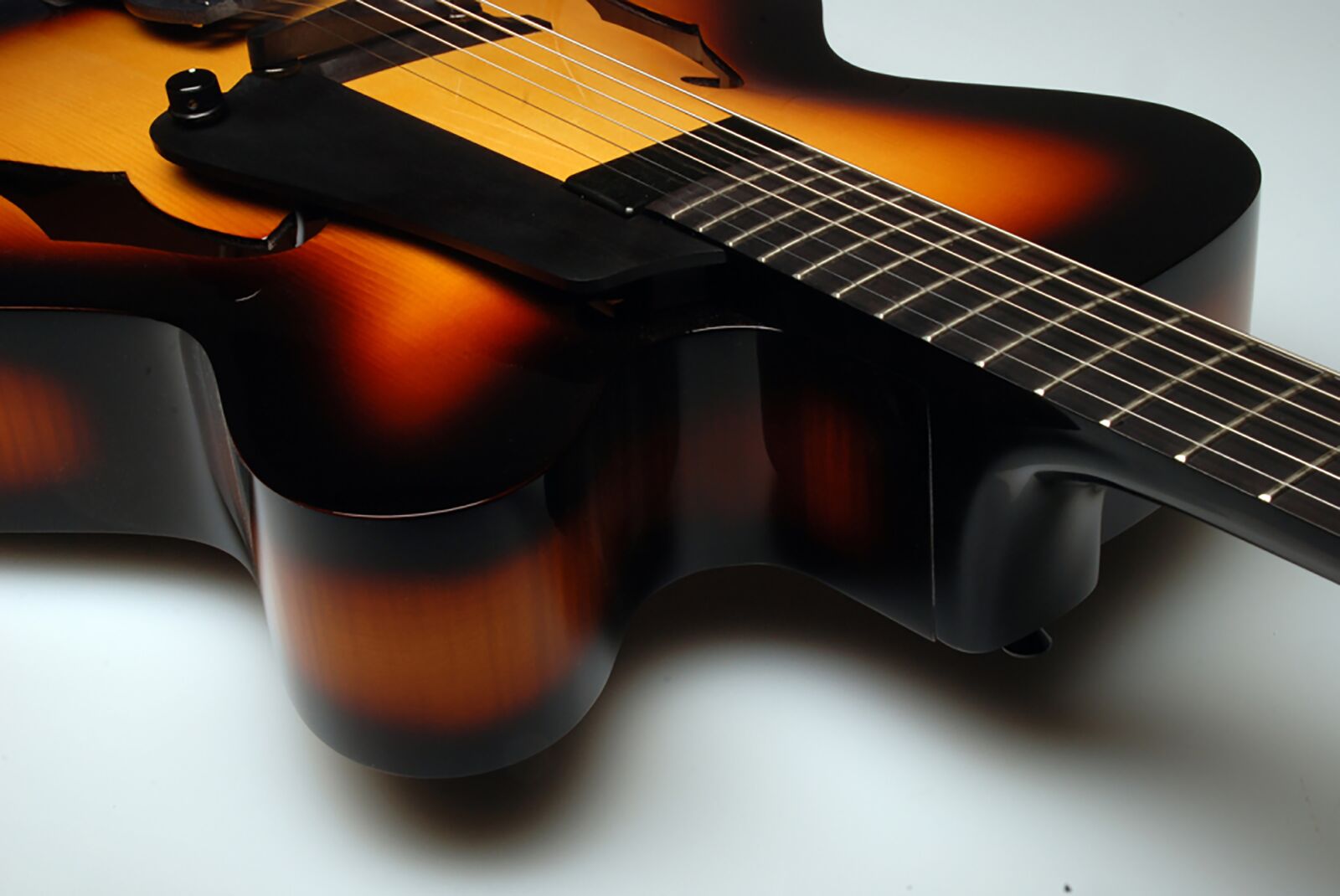 Nikon D80 sample photo. Martin hollow body guitar photography
