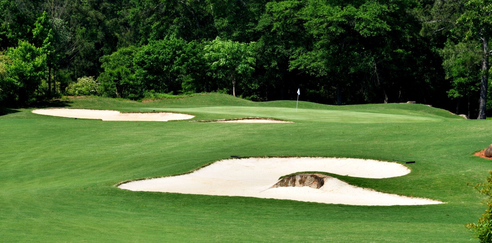 Nikon D3300 sample photo. Sand trap, golf, greens photography