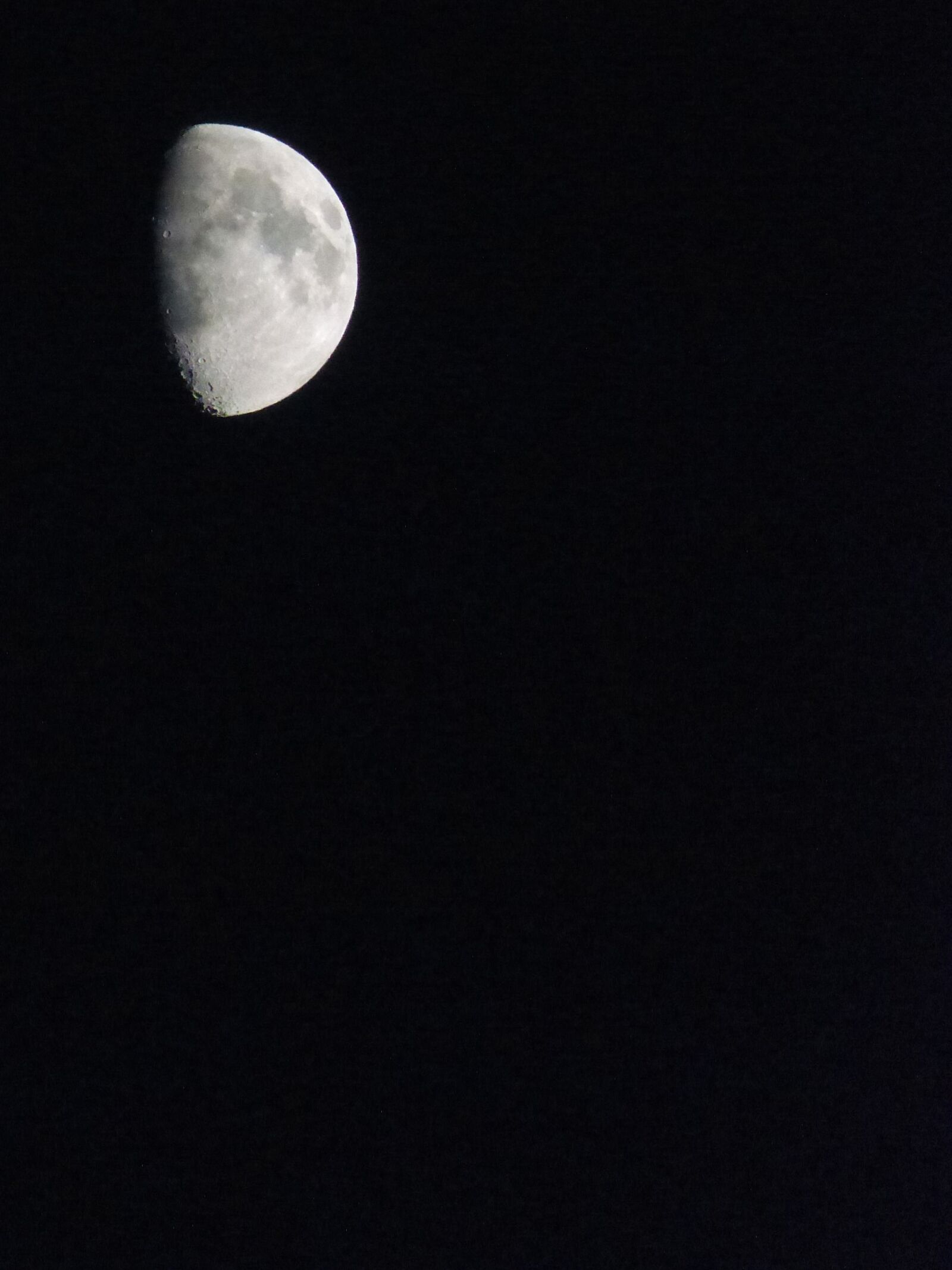 Panasonic DMC-FZ62 sample photo. Moon, black sky, night photography