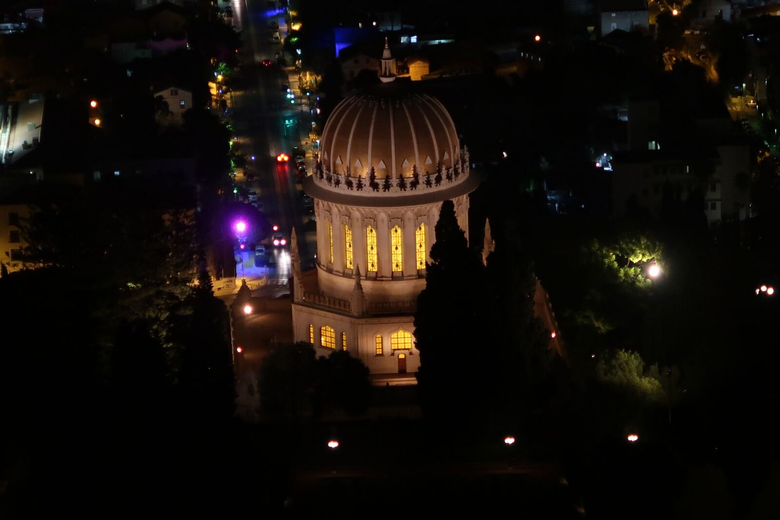 Canon PowerShot G7 X Mark II sample photo. Haifa, night time, city photography