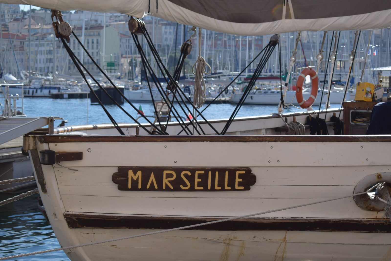 Nikon D5300 sample photo. Marseille, port, boat photography