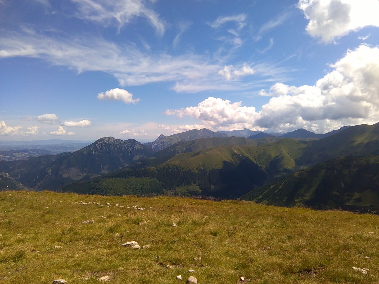 HTC DESIRE 620 sample photo. Tatry, clouds, wołowiec photography