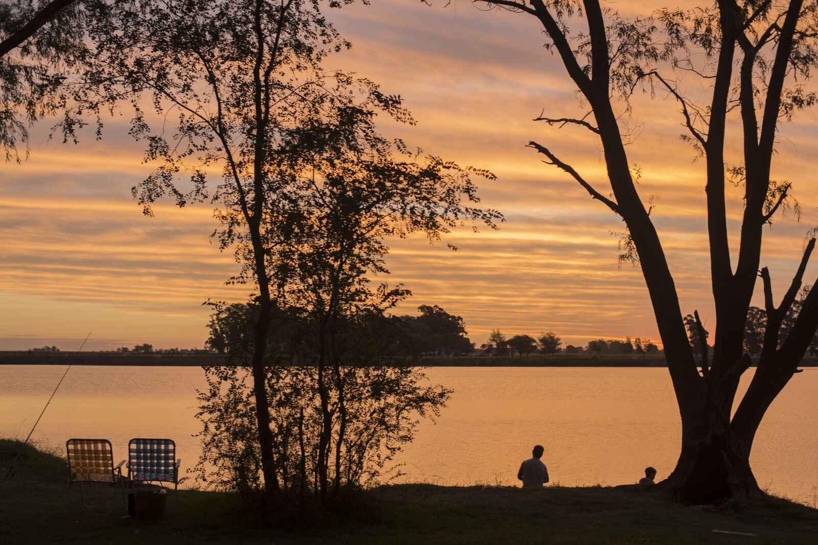 Nikon D800 sample photo. Lake, sunset, picnic photography