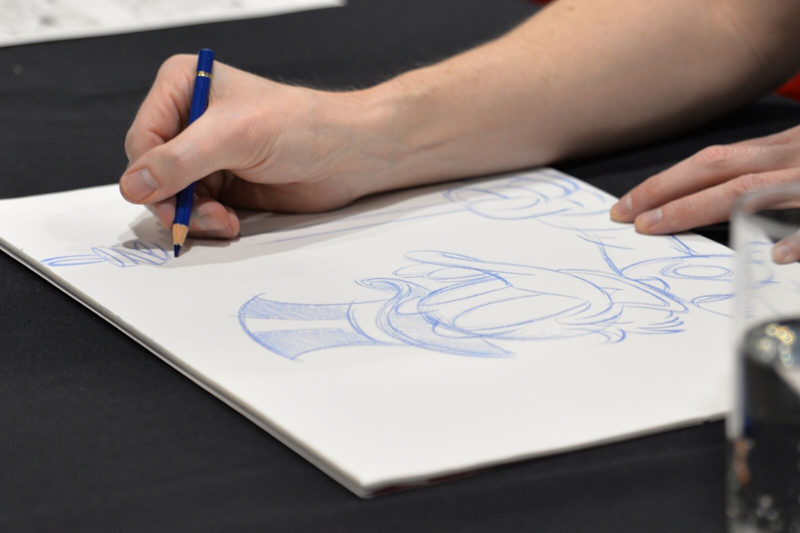 Nikon D610 sample photo. Drawing, comic-con, comic book photography