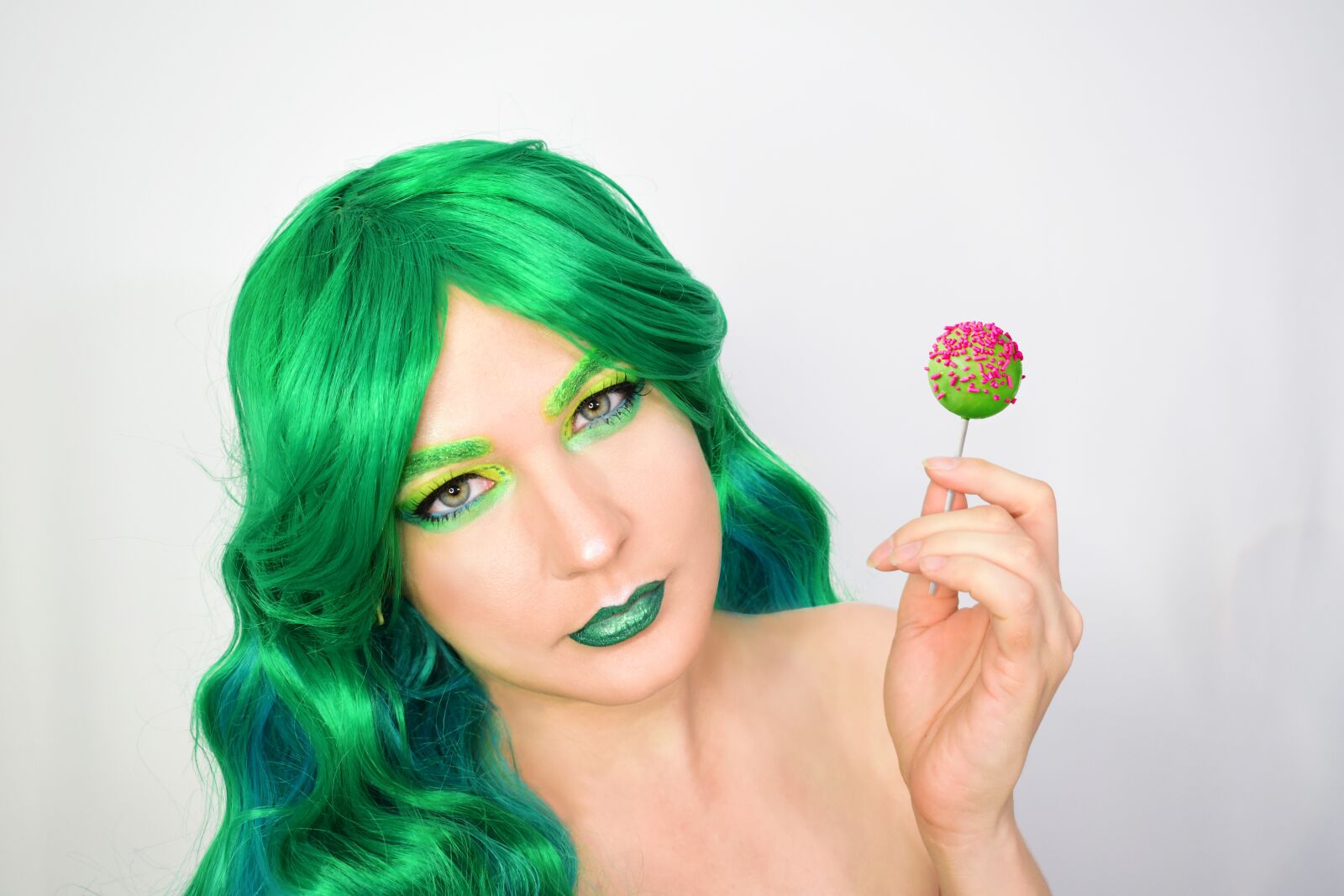 Nikon D5500 sample photo. Makeup, lollipop, san patricio photography