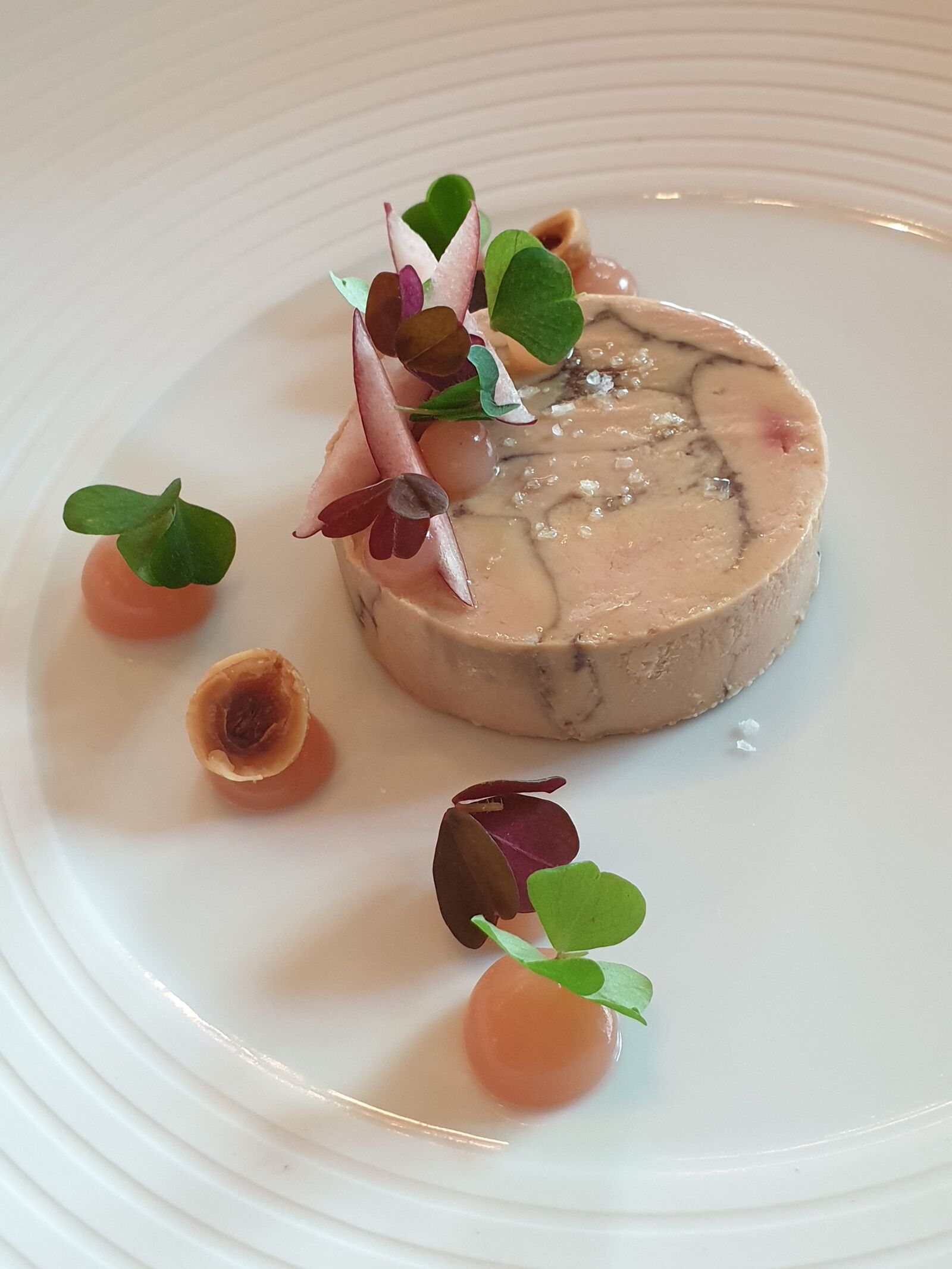Samsung Galaxy S9 sample photo. Ritz london starter, food photography