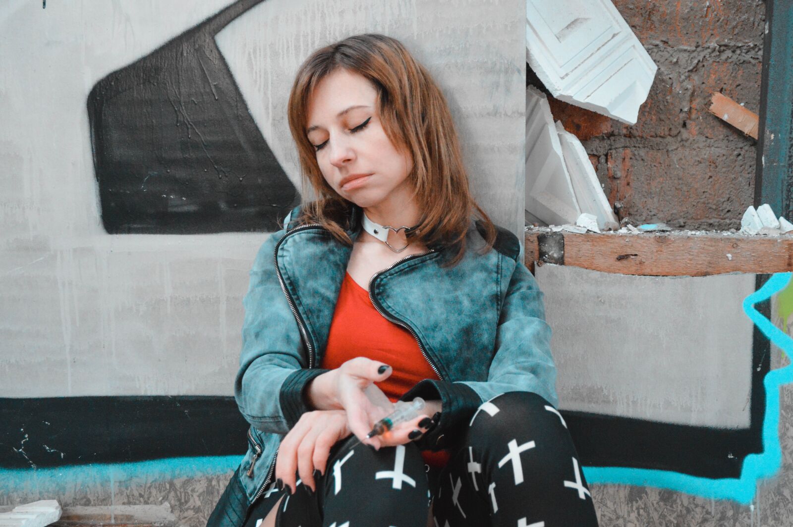 Nikon D3200 sample photo. Addict, drugs, parish photography