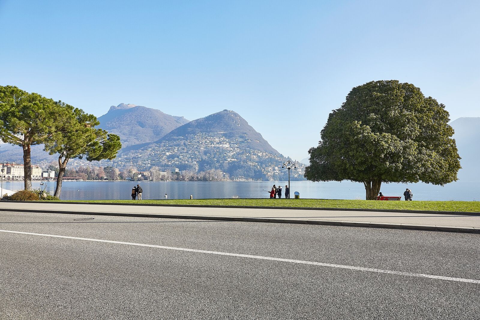 Canon EF 24-70mm F4L IS USM sample photo. Lugano, switzerland, lake photography