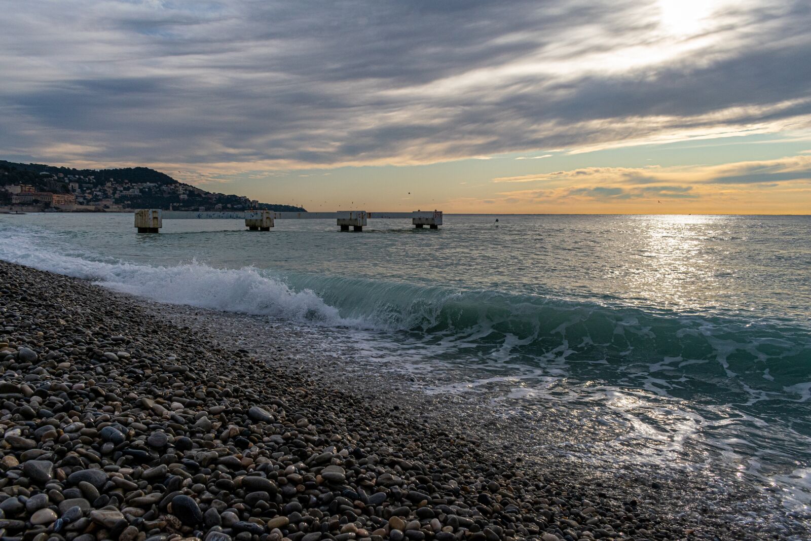 Nikon D5600 sample photo. Sea, beach, city photography
