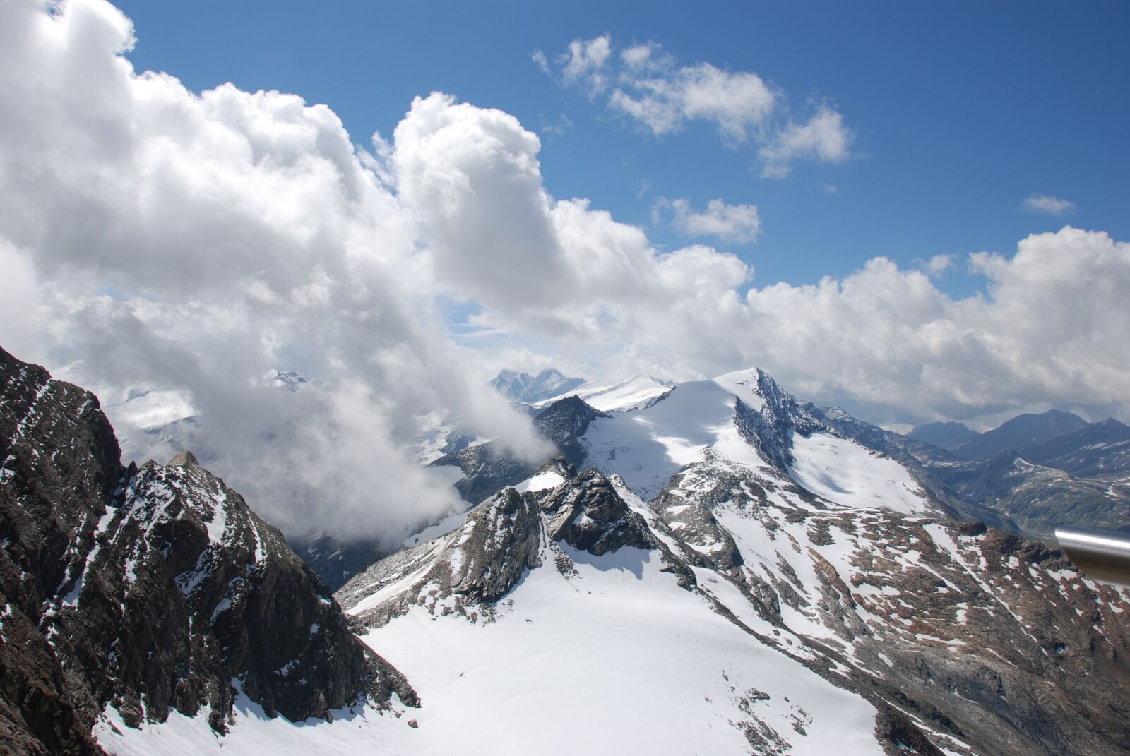 Nikon D80 sample photo. Clouds, snow, mountain photography