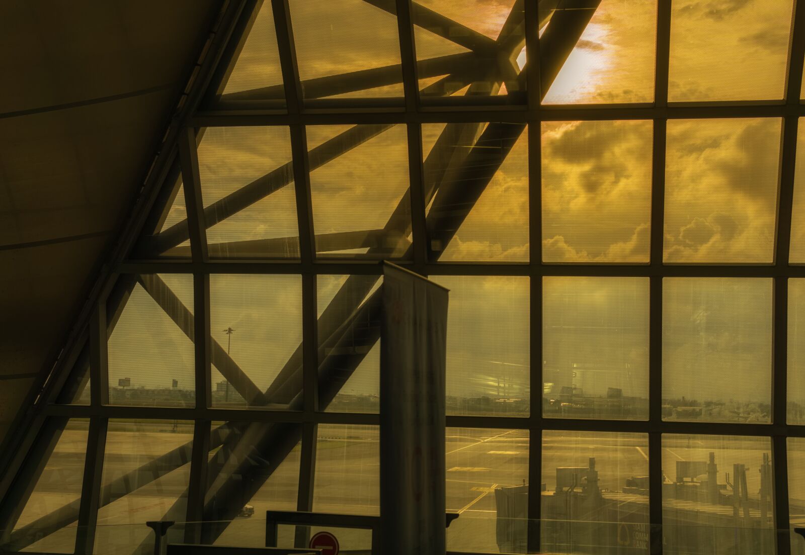 30mm F1.4 DC DN | Contemporary 016 sample photo. Window, building, sunset photography