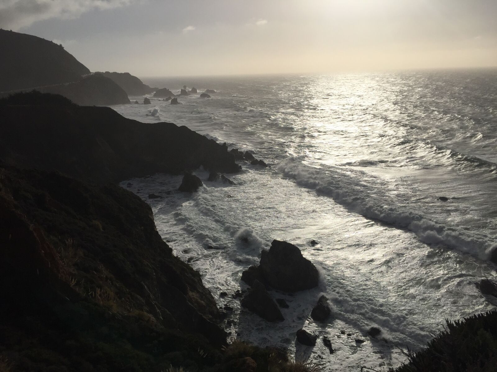 Apple iPhone 6 sample photo. Sunset, ocean, cliffs photography
