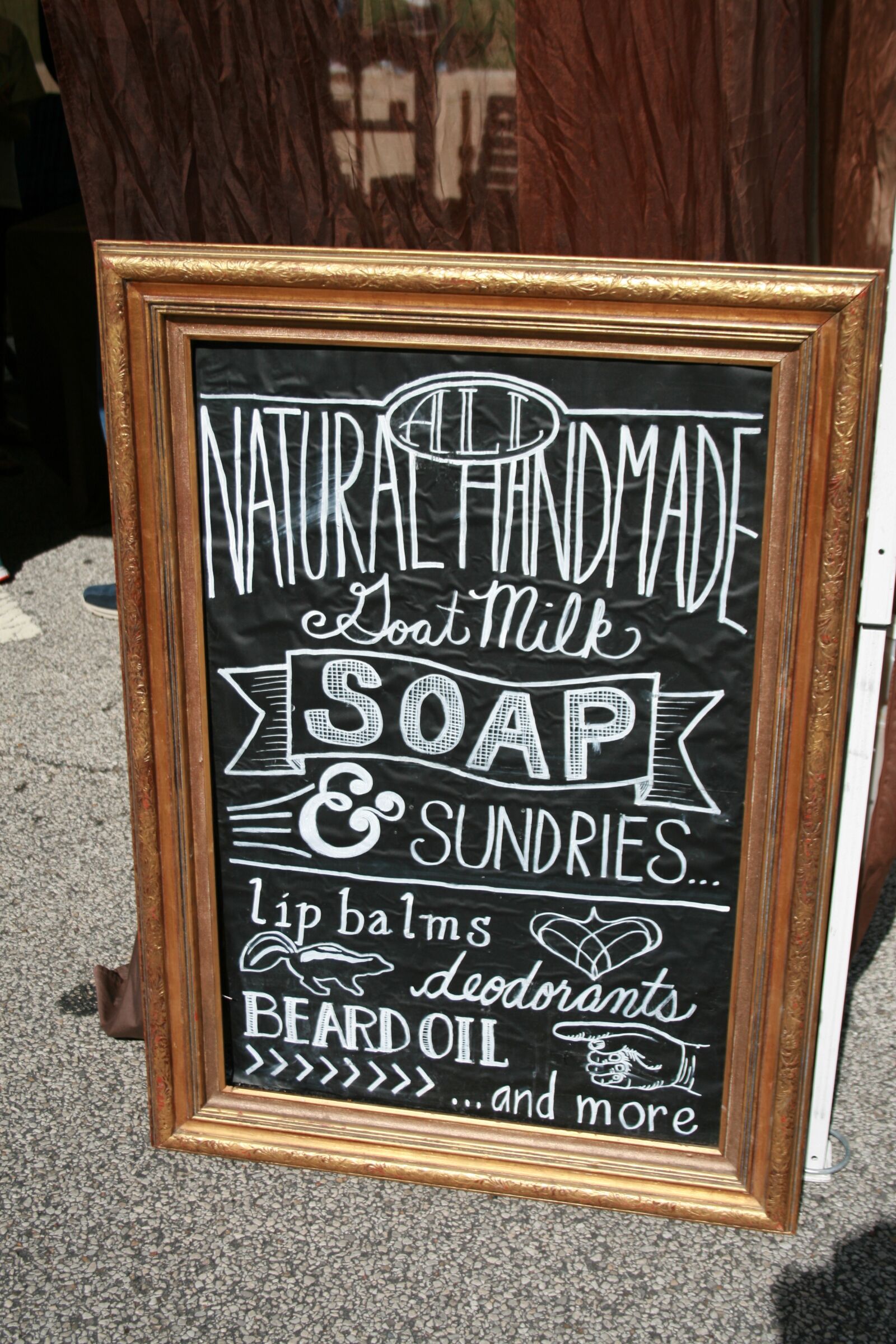 Canon EOS 400D (EOS Digital Rebel XTi / EOS Kiss Digital X) sample photo. Soap, sign, chalkboard photography