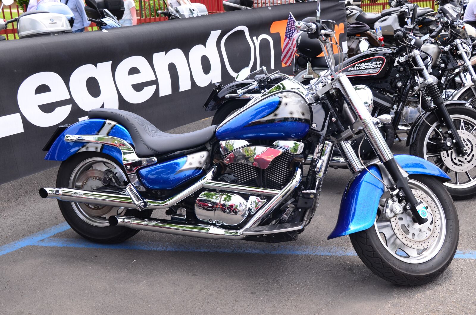 Nikon D5100 sample photo. Harley davidson, motorbike, transport photography
