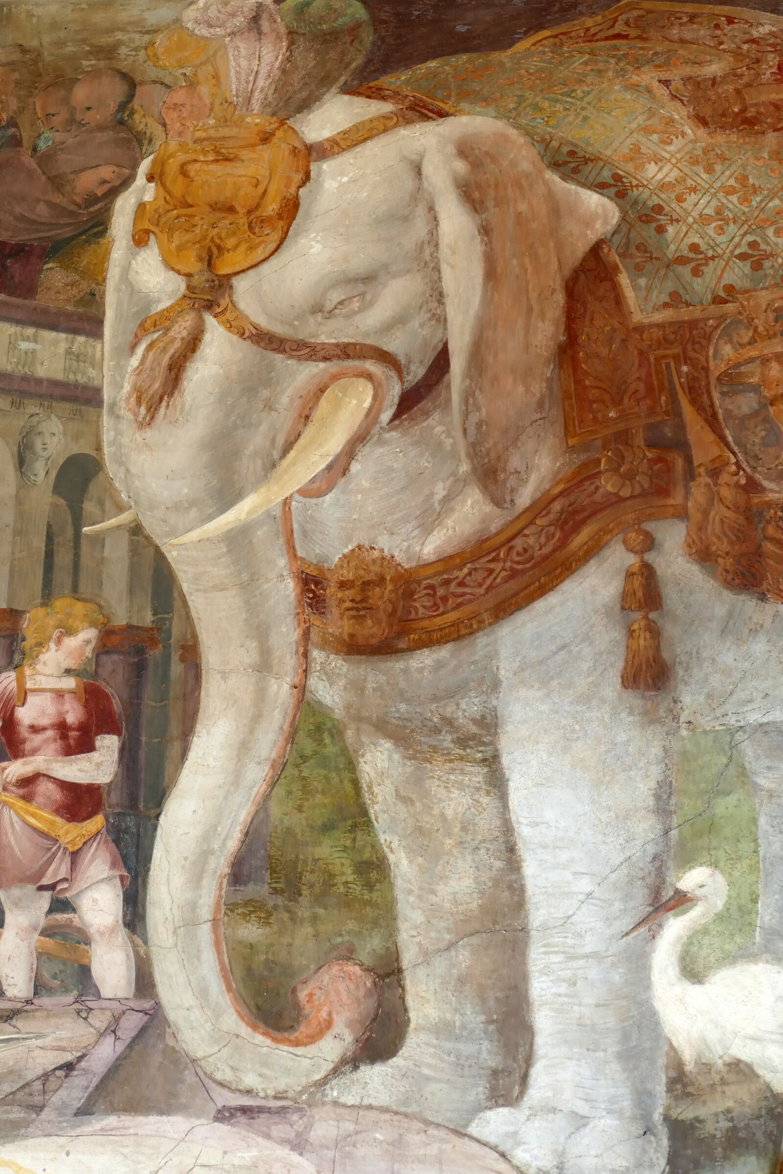 Panasonic Lumix DMC-FZ1000 sample photo. Fresco, mural, elephant photography