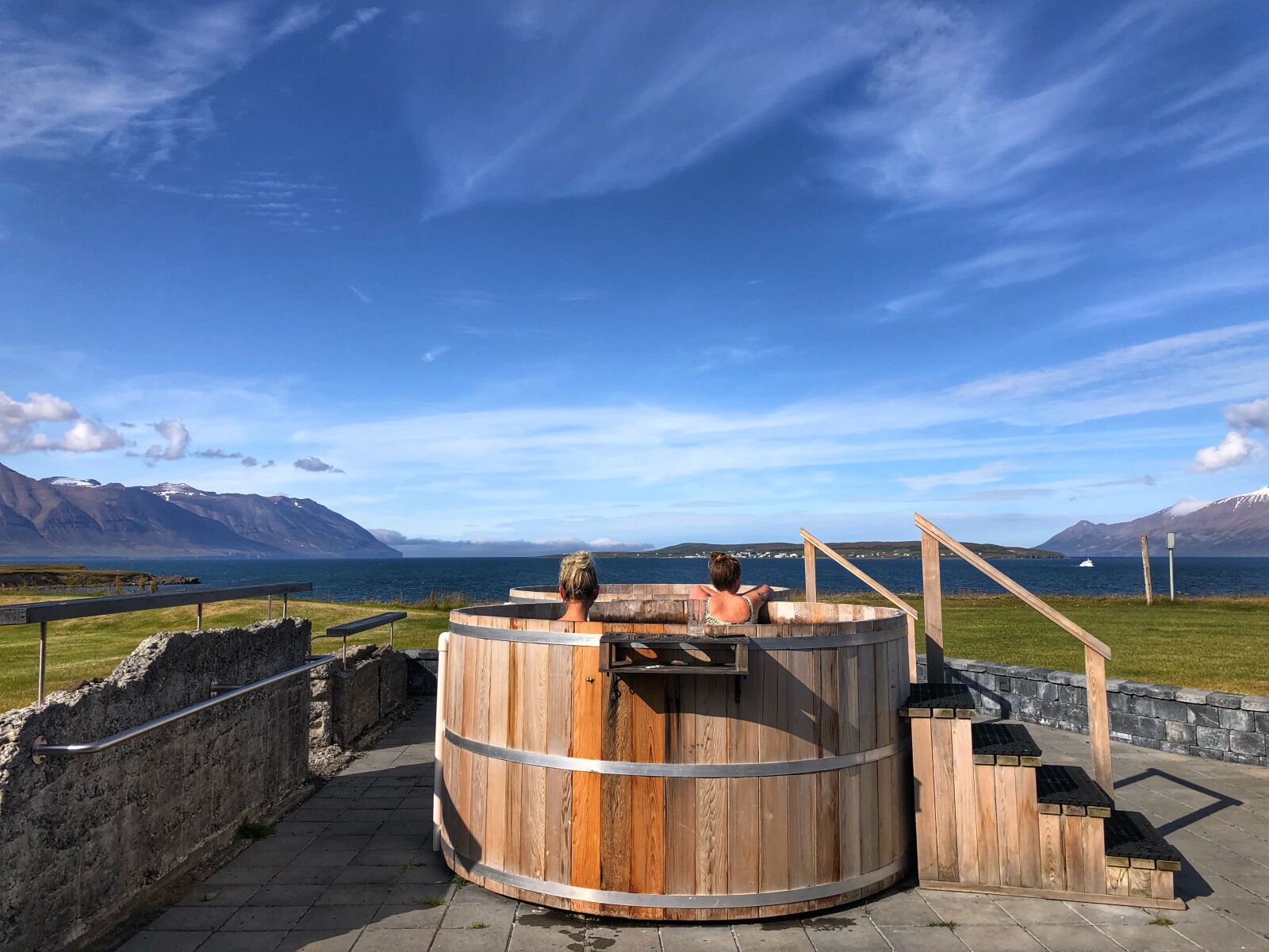 iPhone X back dual camera 4mm f/1.8 sample photo. Beer spa, iceland, sky photography