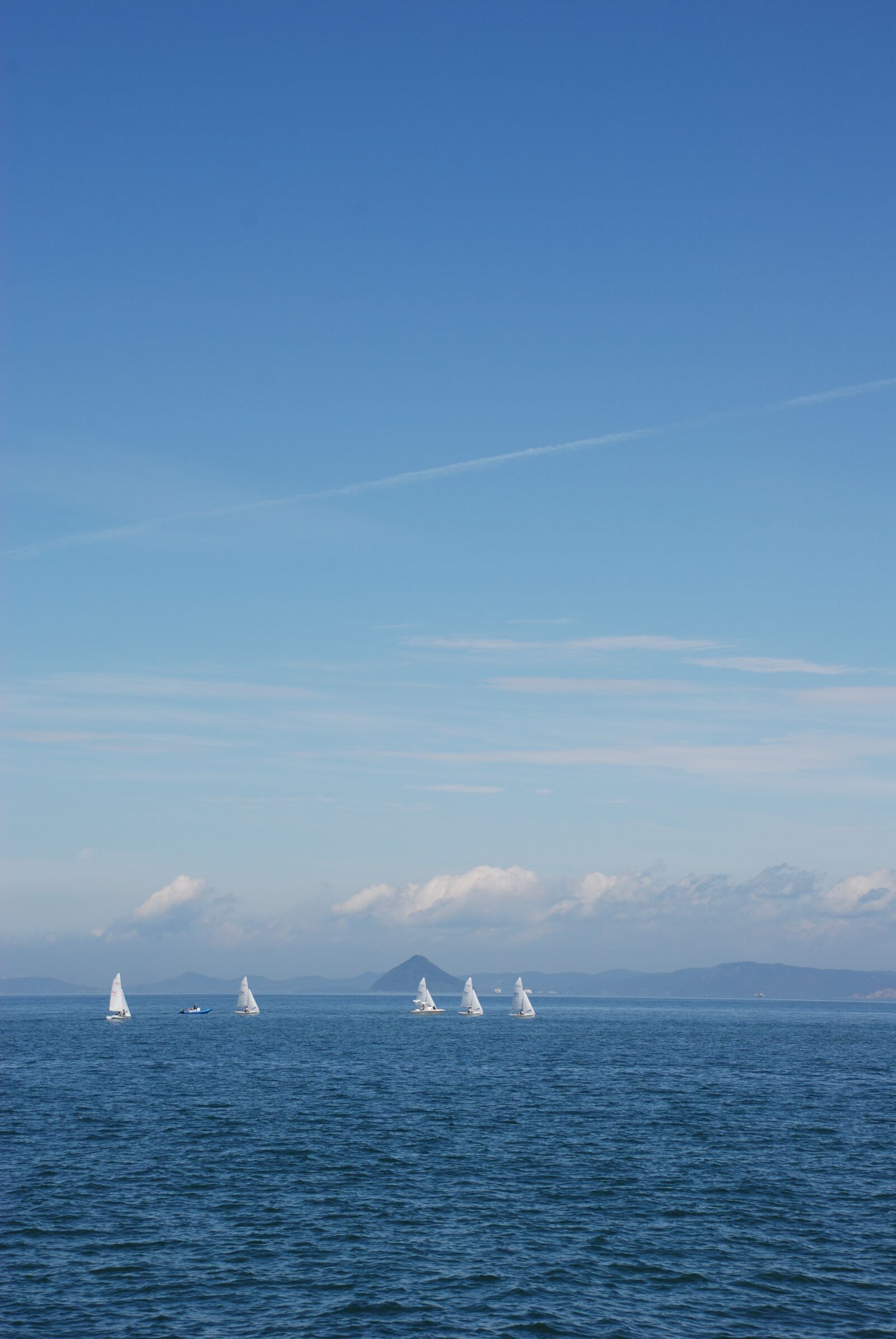 Nikon D80 sample photo. Yacht, setouchi, blue sky photography