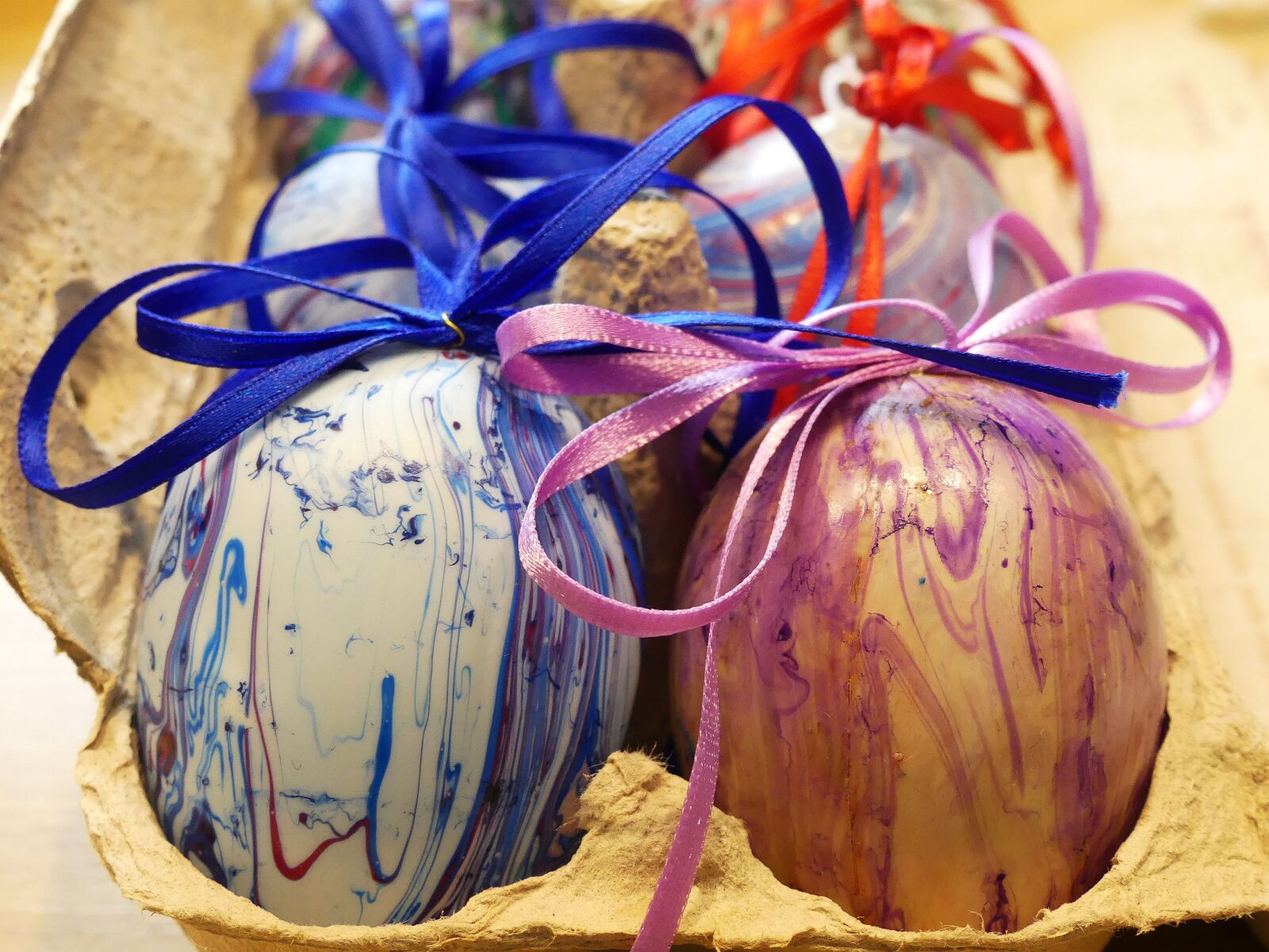 Panasonic Lumix DMC-FZ300 sample photo. Egg carton, colorful eggs photography