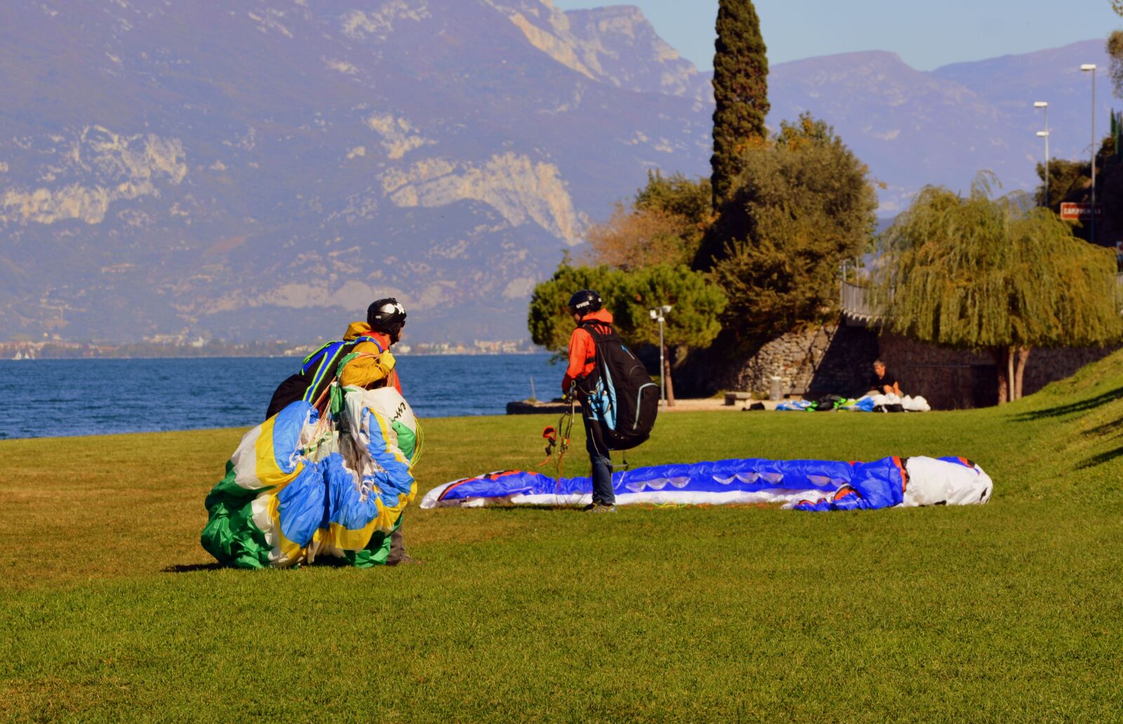 Nikon D7100 sample photo. Paragliding, arrival, prato photography