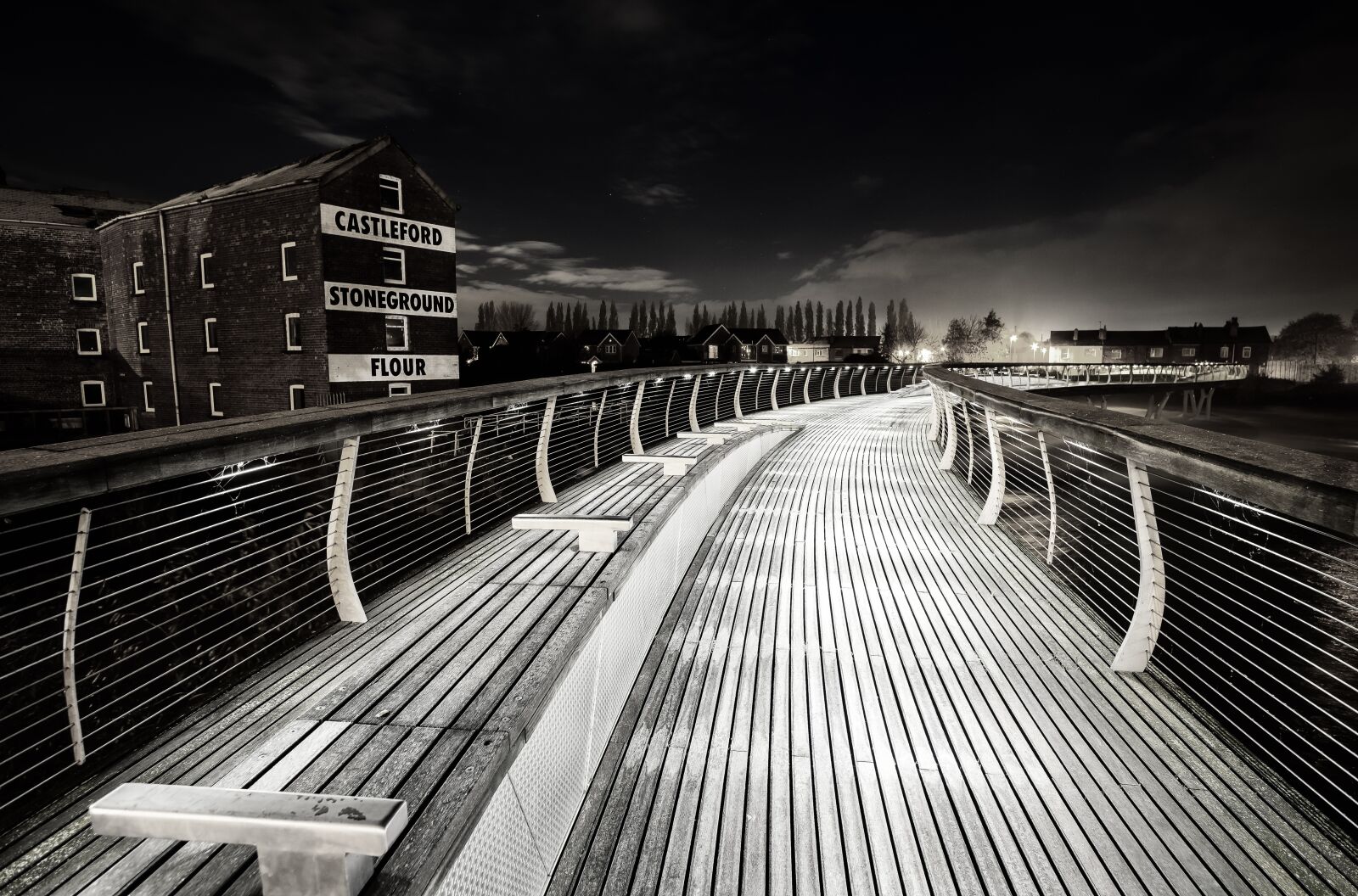 Fujifilm X-T2 sample photo. Millenium bridge, castleford, yorkshire photography