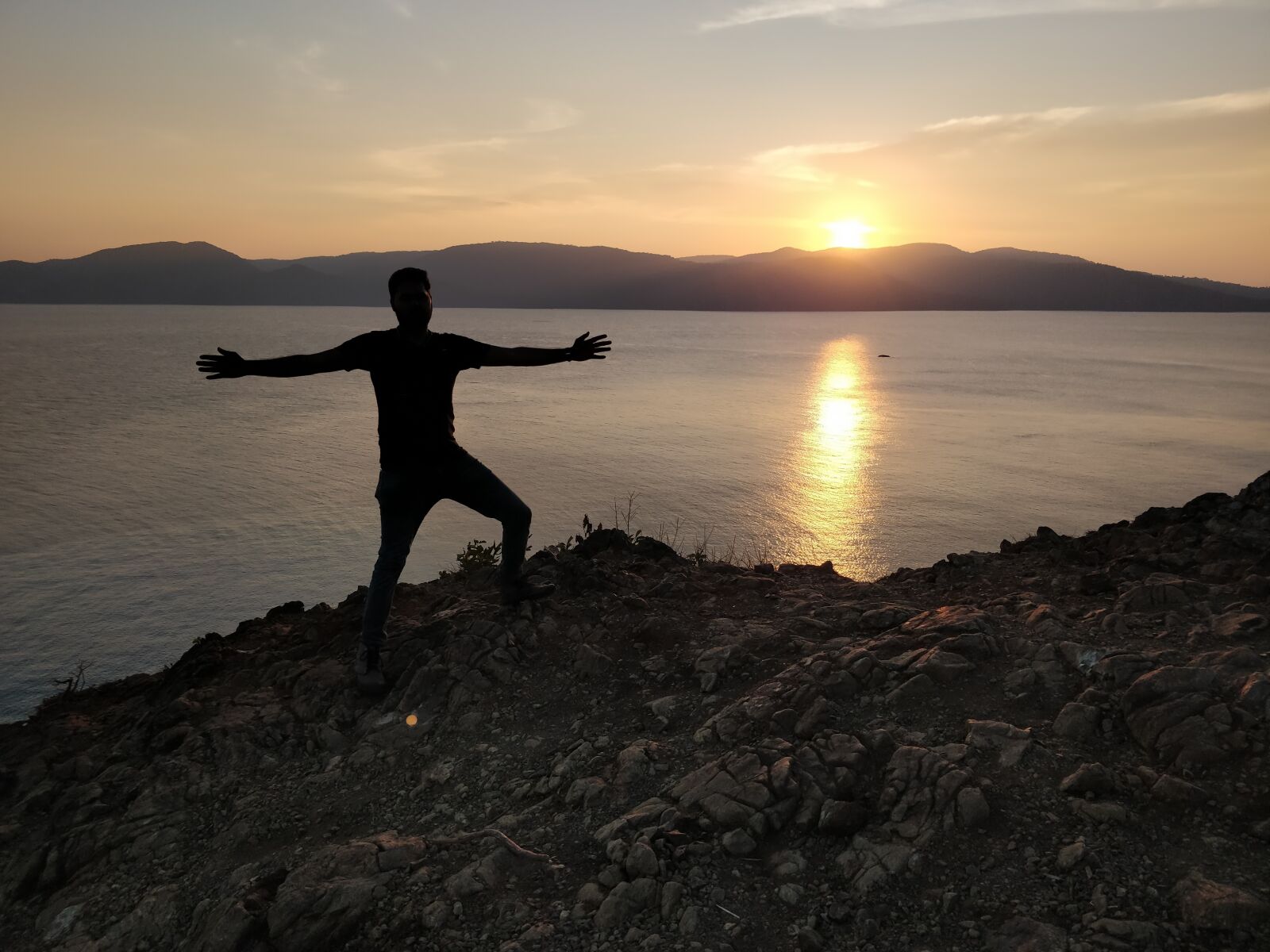 OnePlus 5T sample photo. Sunset, andaman, sea photography