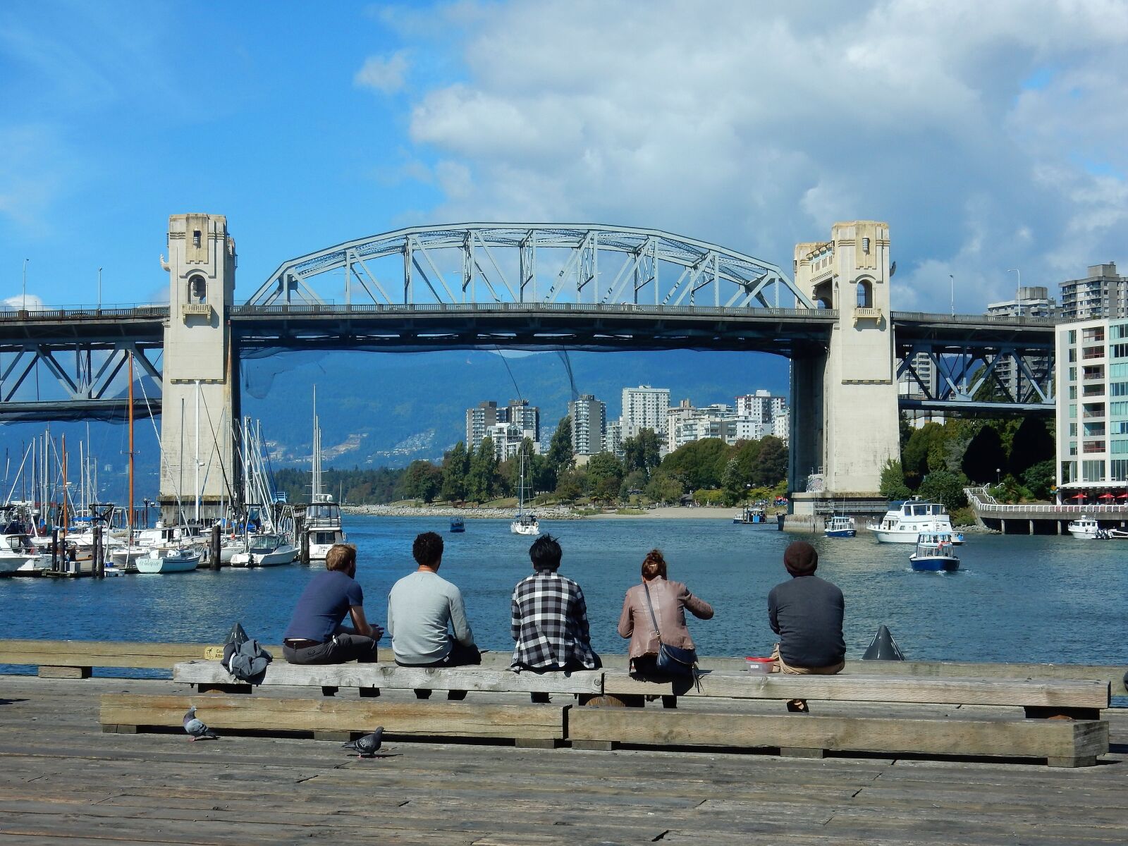 Nikon Coolpix S9900 sample photo. Burrard street bridge, vancouver photography