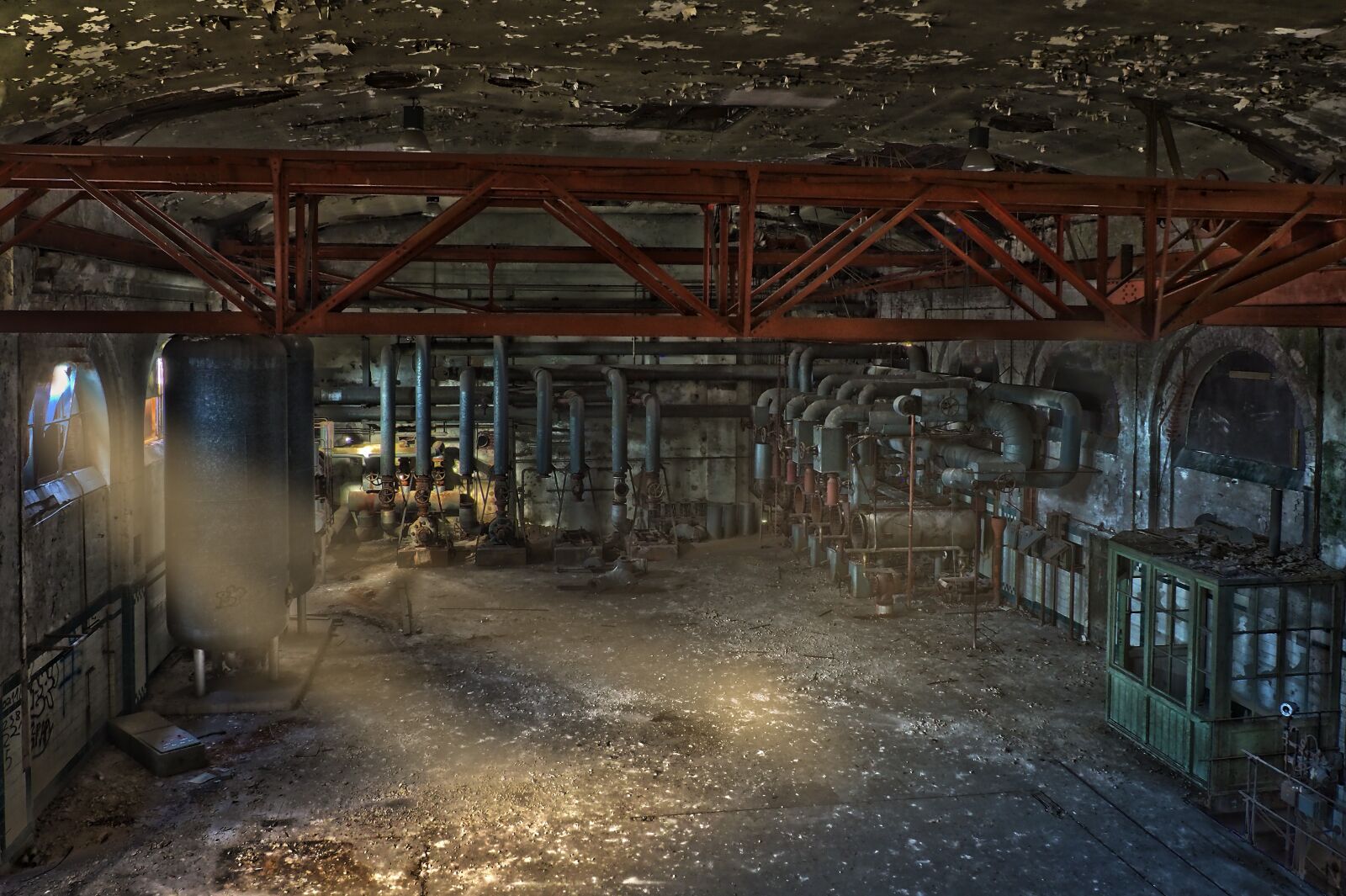 Olympus OM-D E-M10 sample photo. Lost places, factory, pforphoto photography