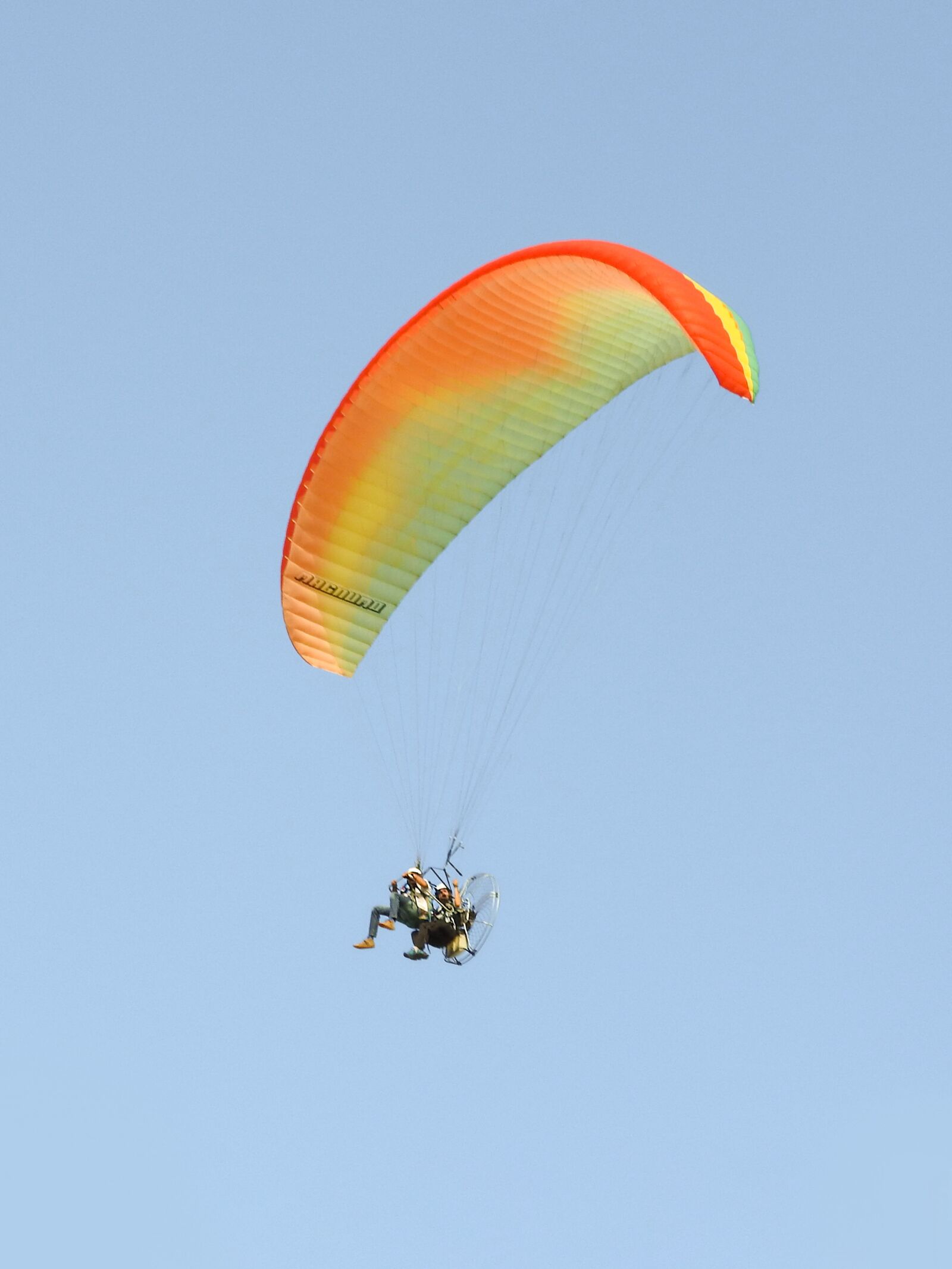 Nikon Coolpix P610 sample photo. Paramotor, skydive, sky photography