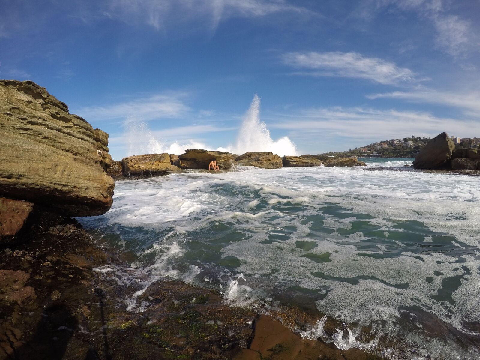 GoPro HERO4 Black sample photo. Australia, coogee, the baths photography