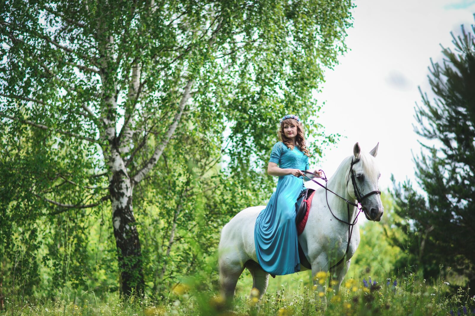 Nikon D800 sample photo. Girl with a horse photography