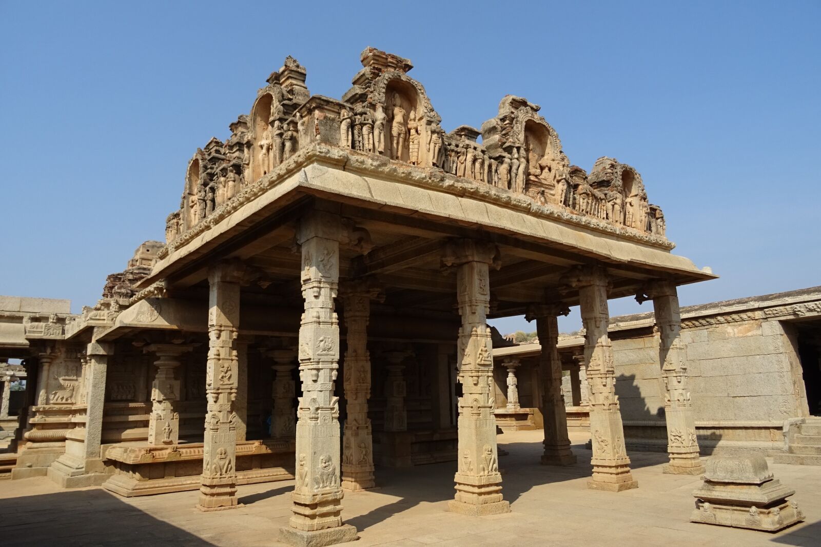 Sony DSC-HX60V sample photo. Hazara rama temple, hampi photography