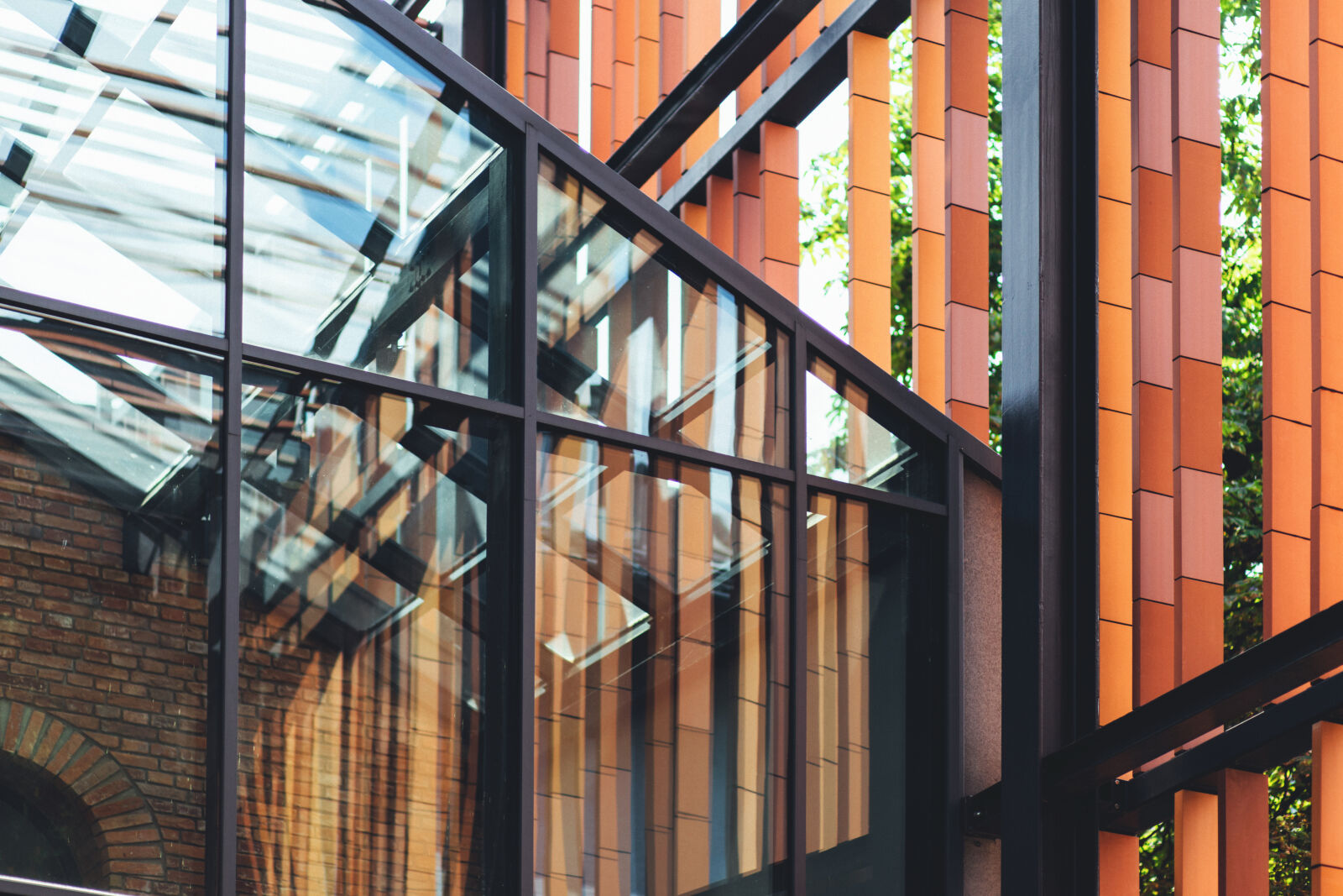 Canon EF 85mm F1.8 USM sample photo. Arch, architecture, building, glass photography