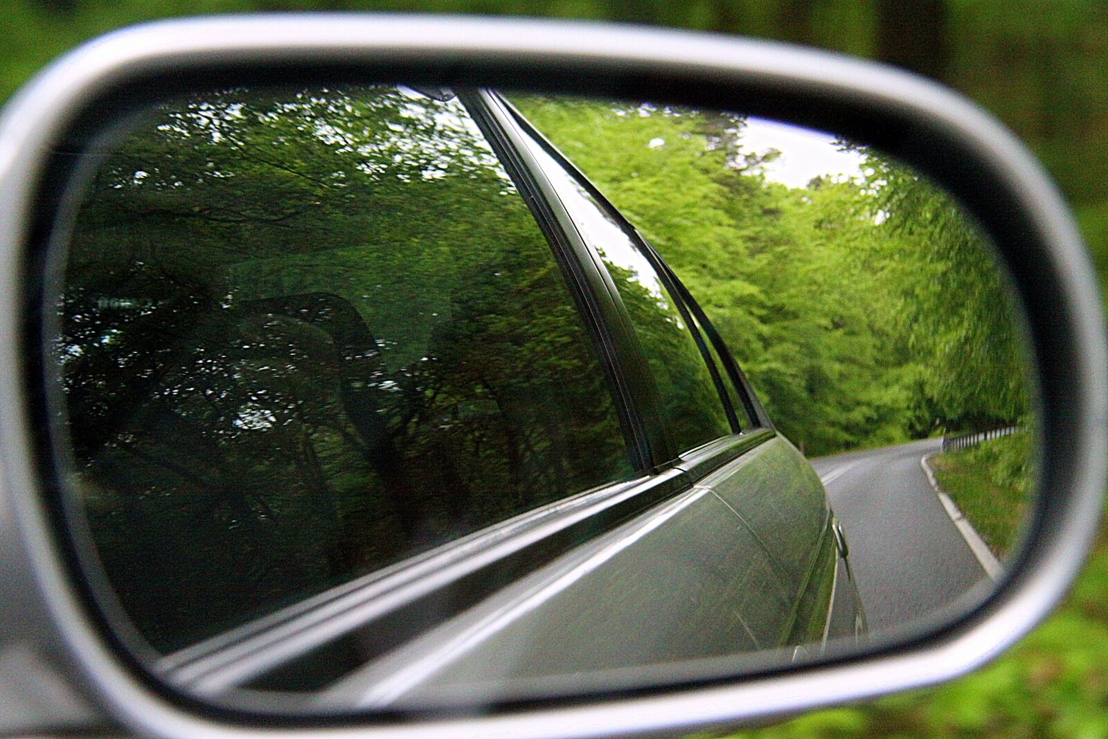 Canon EOS 50D sample photo. Rearview mirror, the journey photography