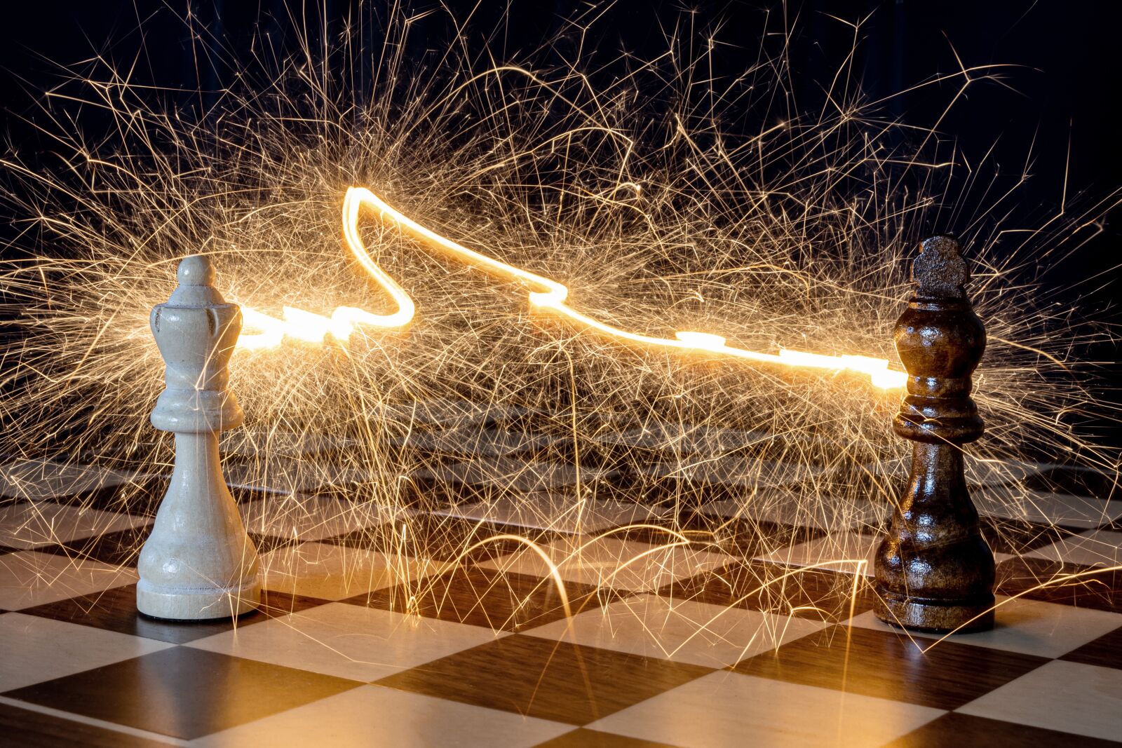 Canon EOS R sample photo. Chess pieces, injection candle photography