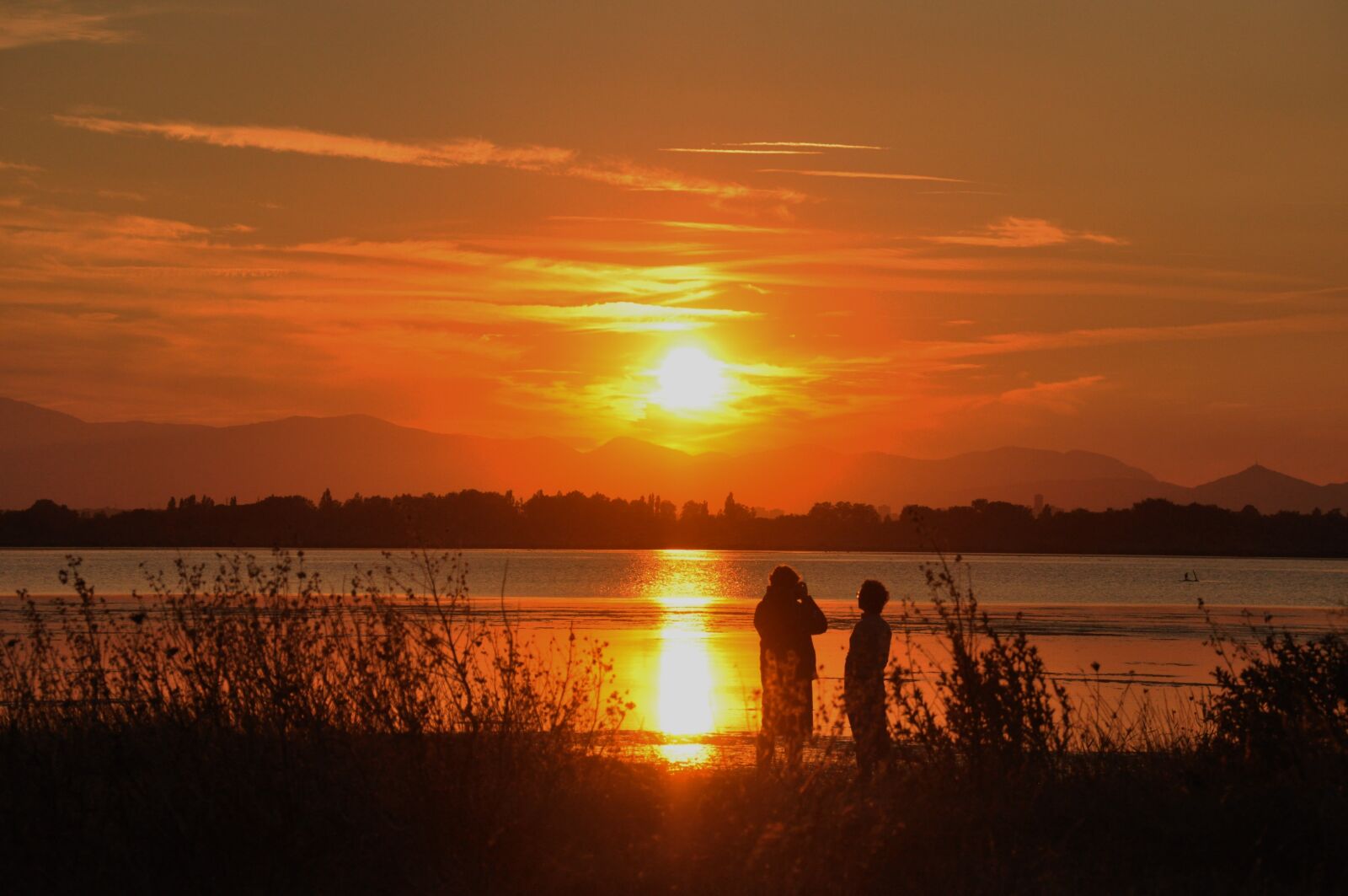 Nikon D90 sample photo. Sunset, pond, landscape photography