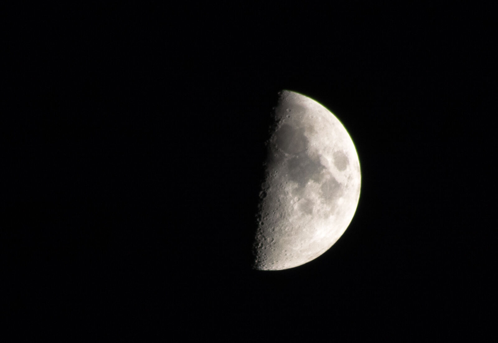Nikon D5200 sample photo. Half, moon, night, nightfall photography