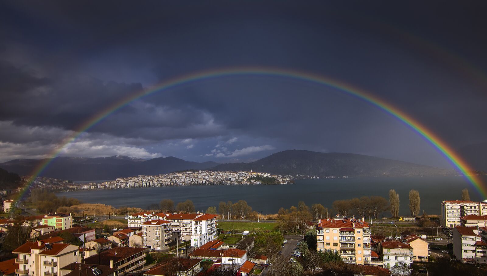 Tokina AT-X Pro 11-16mm F2.8 DX II sample photo. Rainbow, kastoria, greece photography