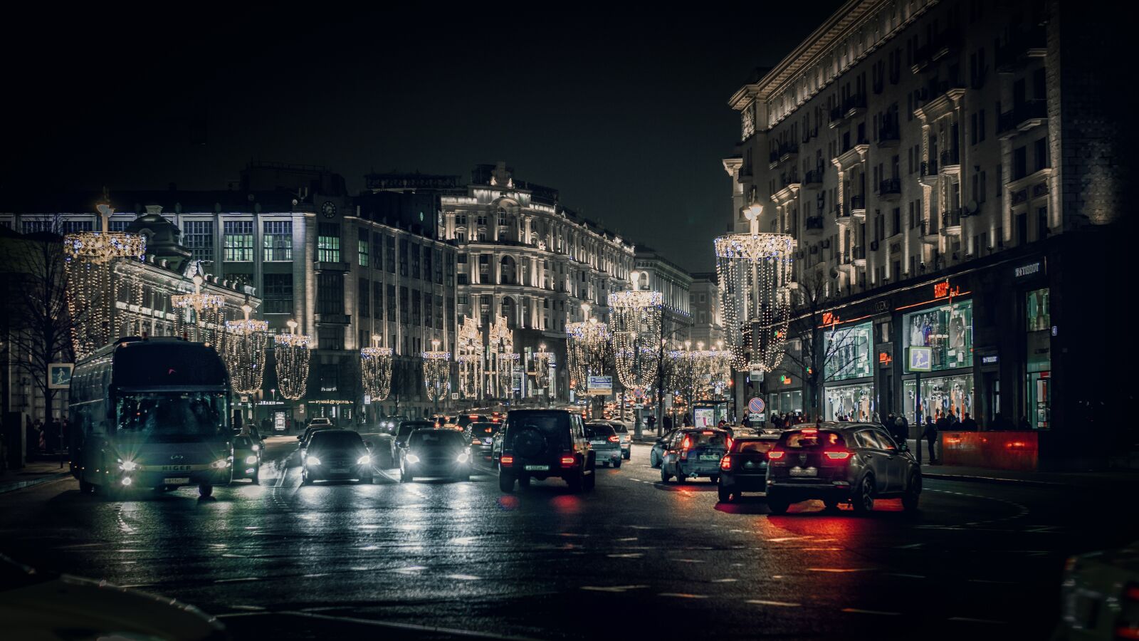 Nikon D610 sample photo. ночь, москва, улица photography