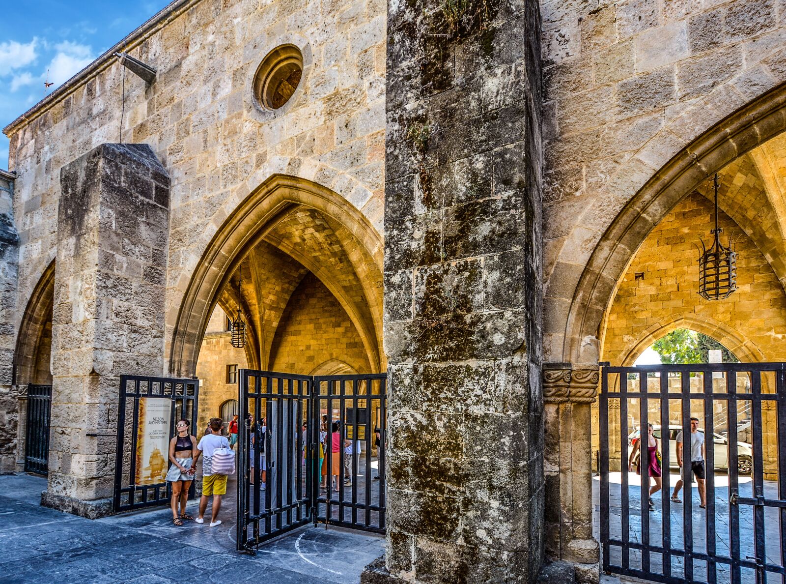 Nikon D5200 sample photo. Rhodes, greece, gate photography